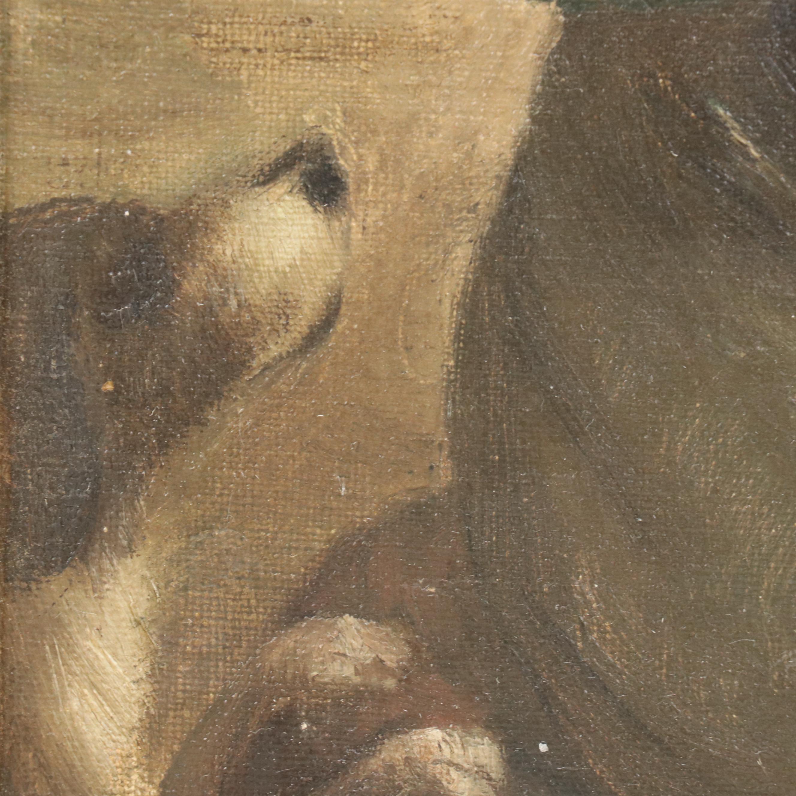 After Adriaen van Ostade Oil Painting "The Herring Eater"