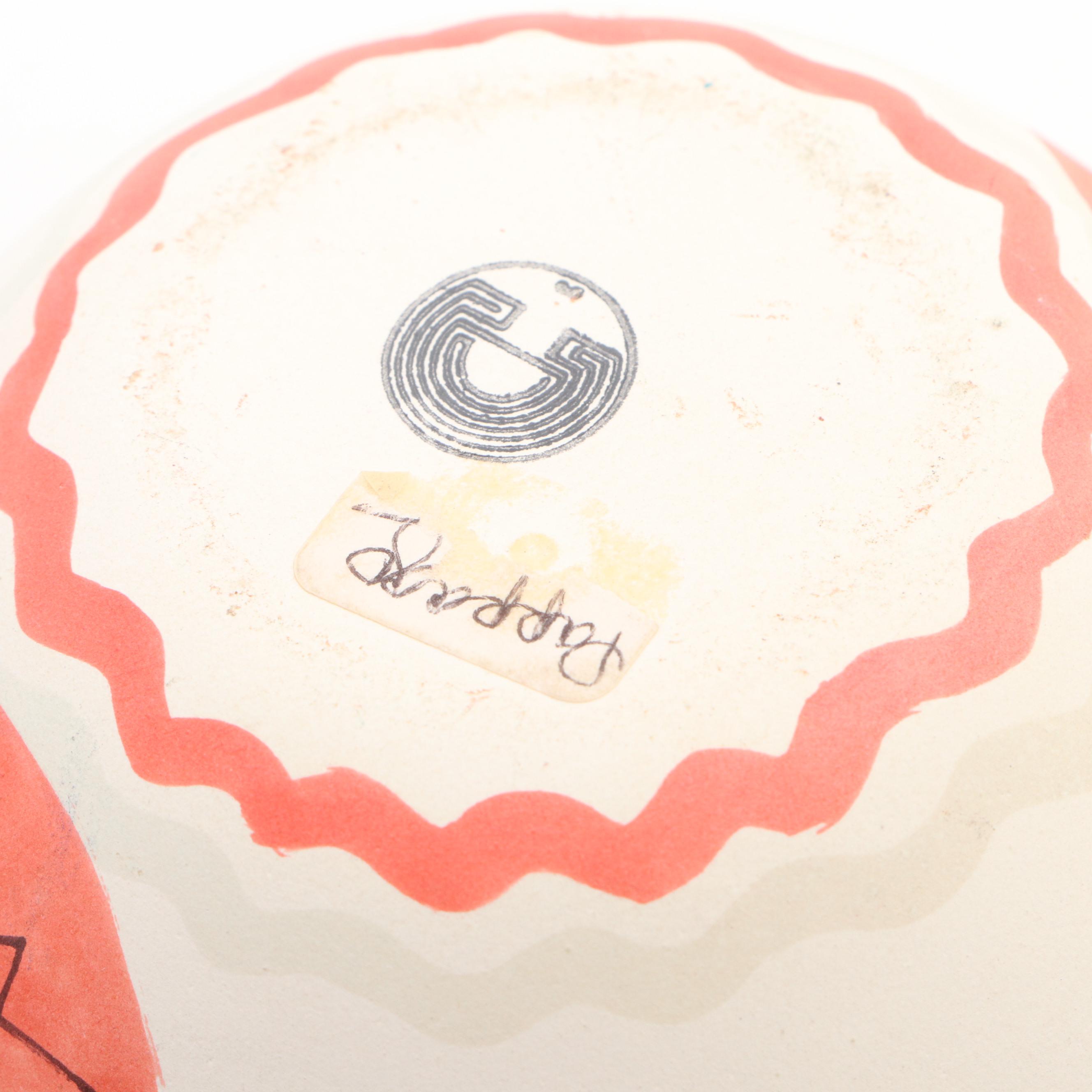 Virginia Silas Navajo Vase with Papago Friendship Bowl and More, 20th C.