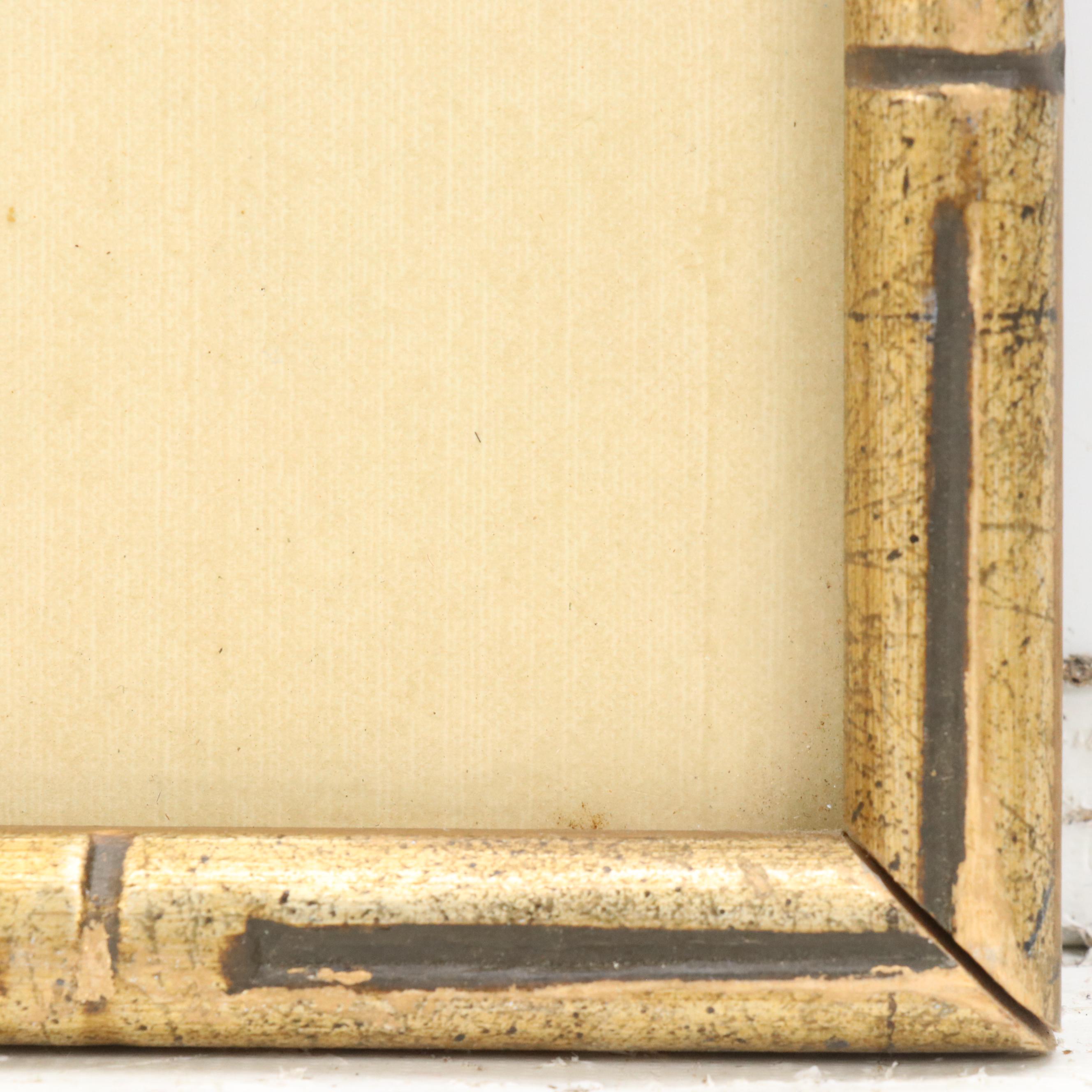 Chinese Painting on Silk of Lilies