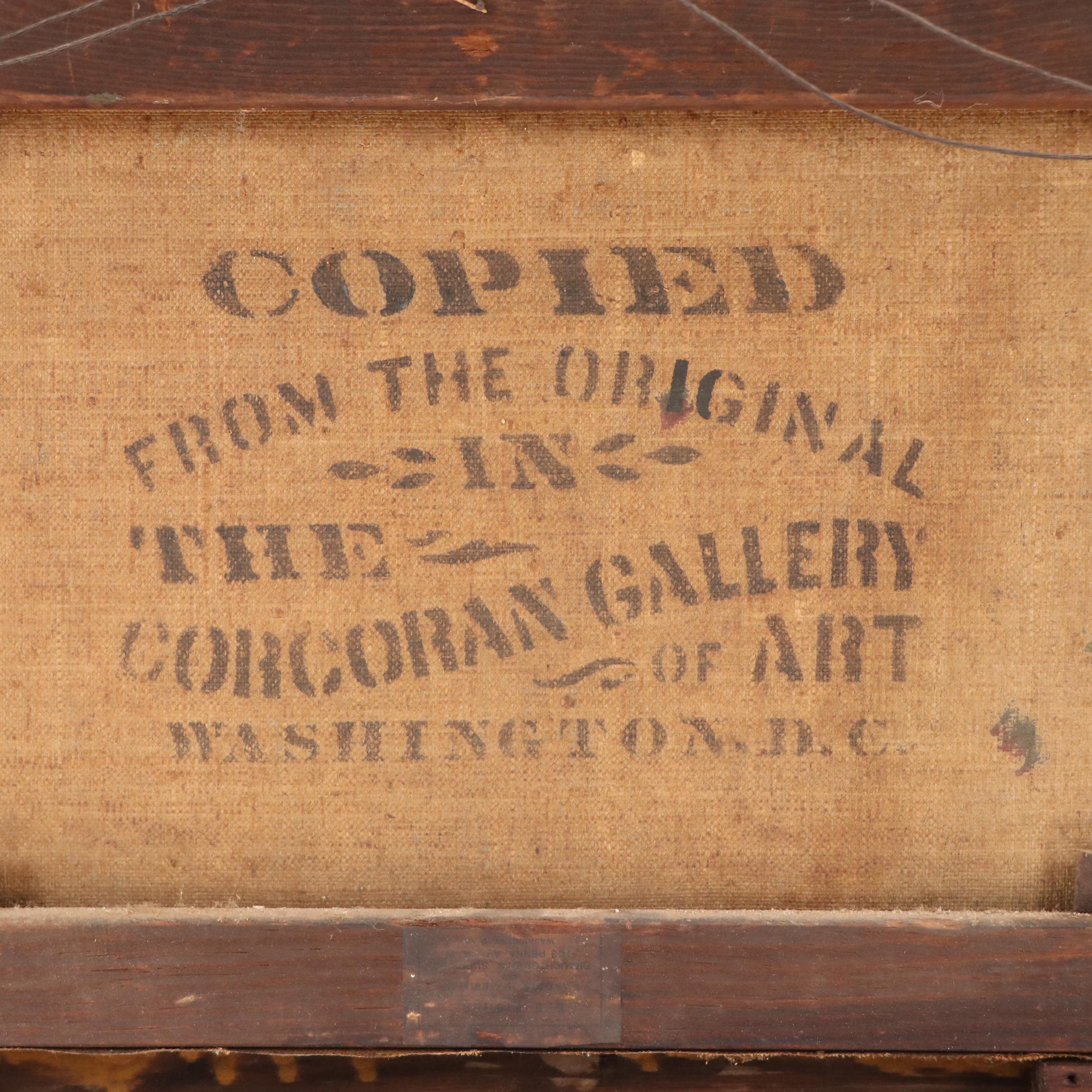 Anna Hunt Reproduction Seascape Oil Painting of Tumultuous Waves, 1903