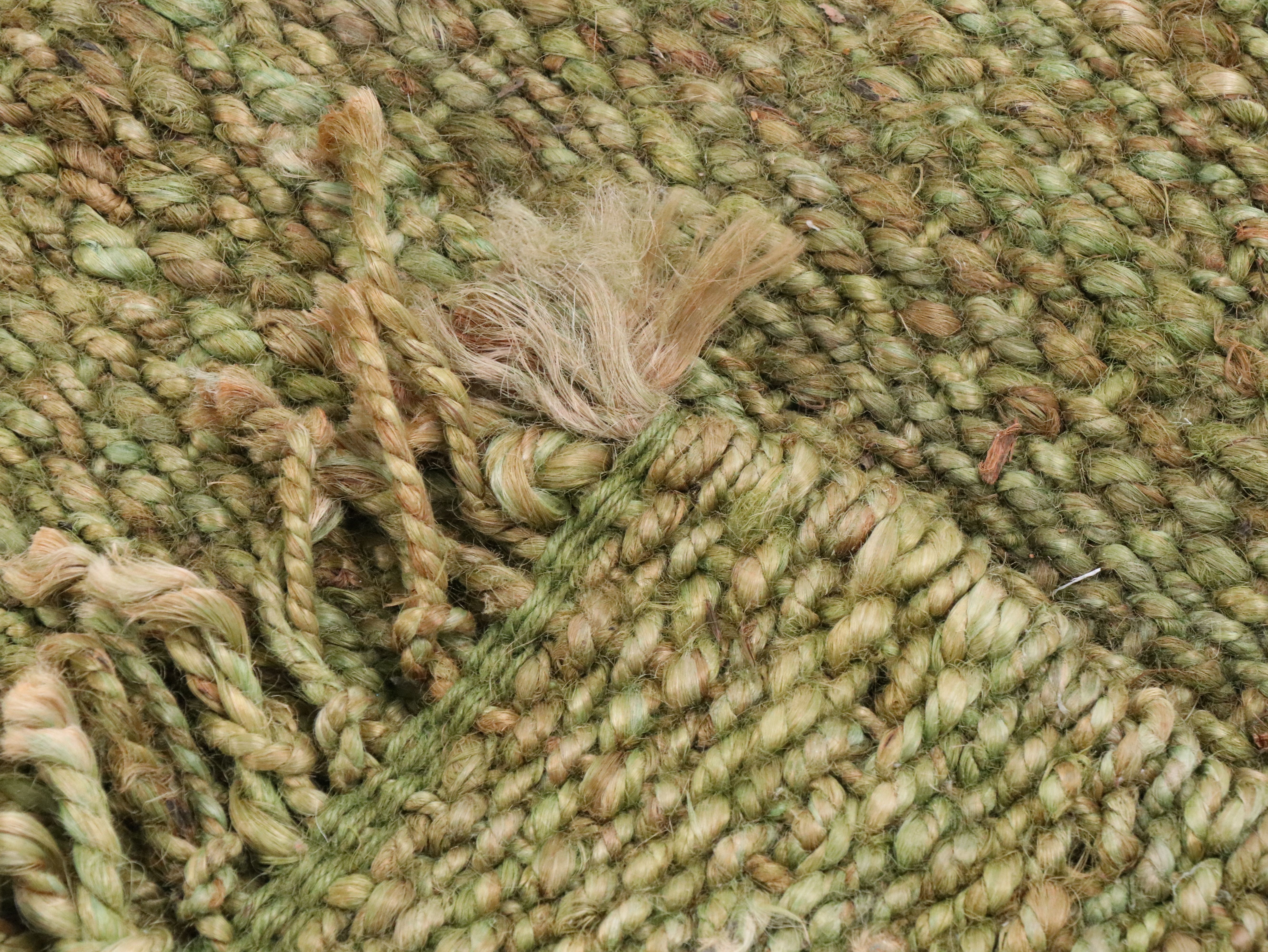 9' x 12'1 Handwoven Jute Room Sized Rug