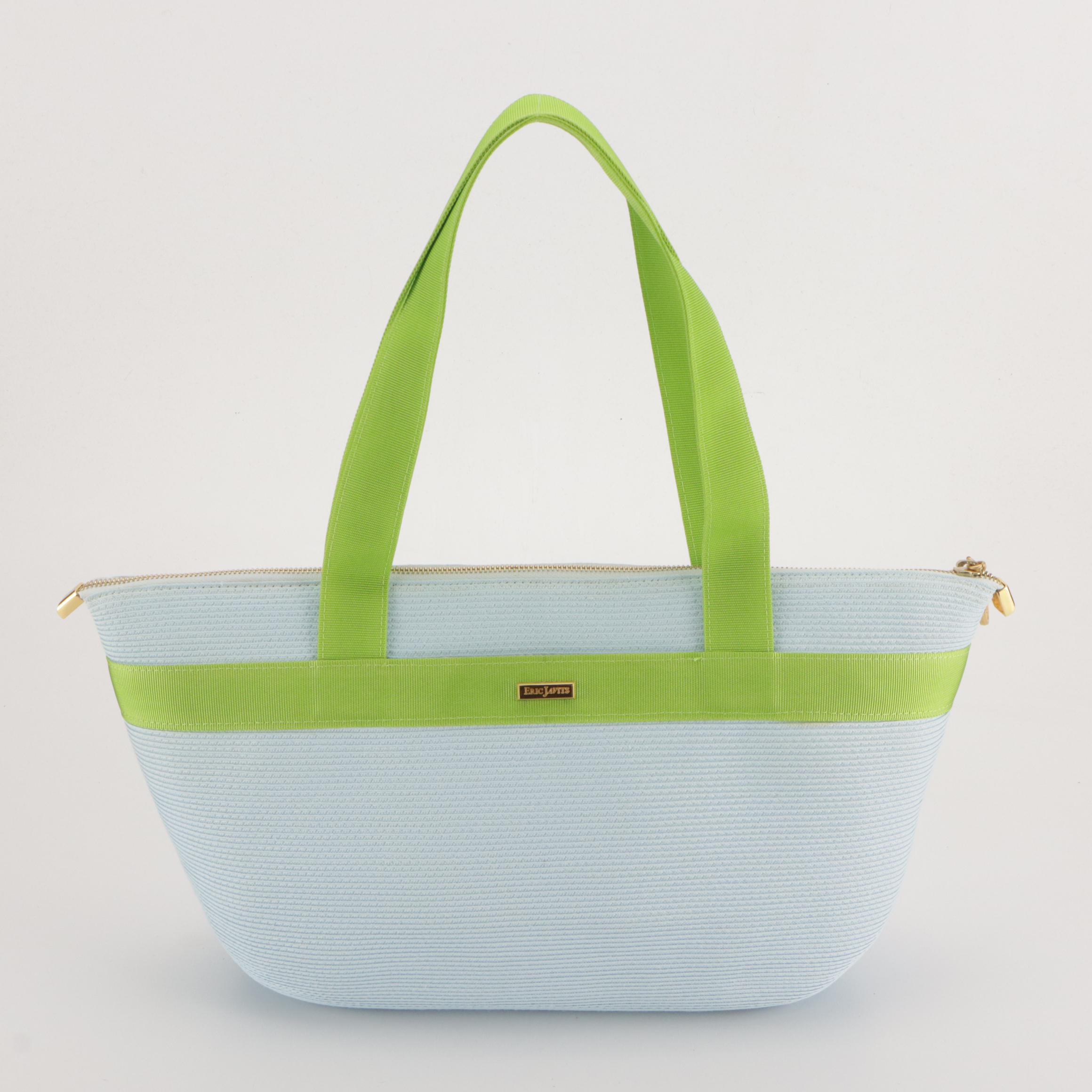 Salvatore Ferragamo Floral Fish Printed Clear PVC and Eric Javits Shoulder Bags