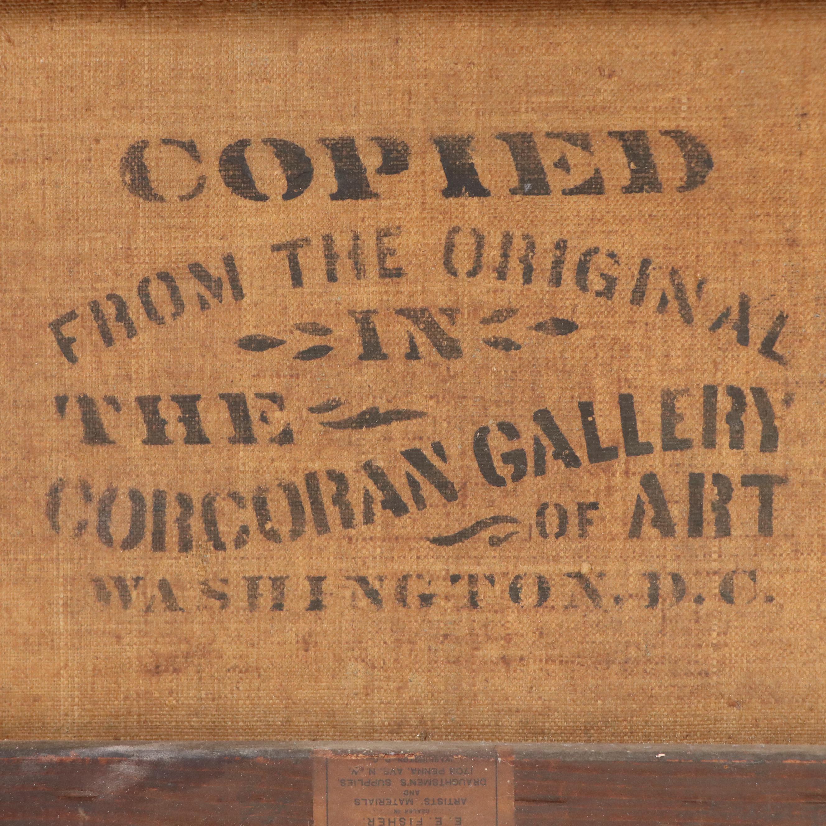 Anna Hunt Reproduction Nocturne Seascape Oil Painting of Waves, 1903