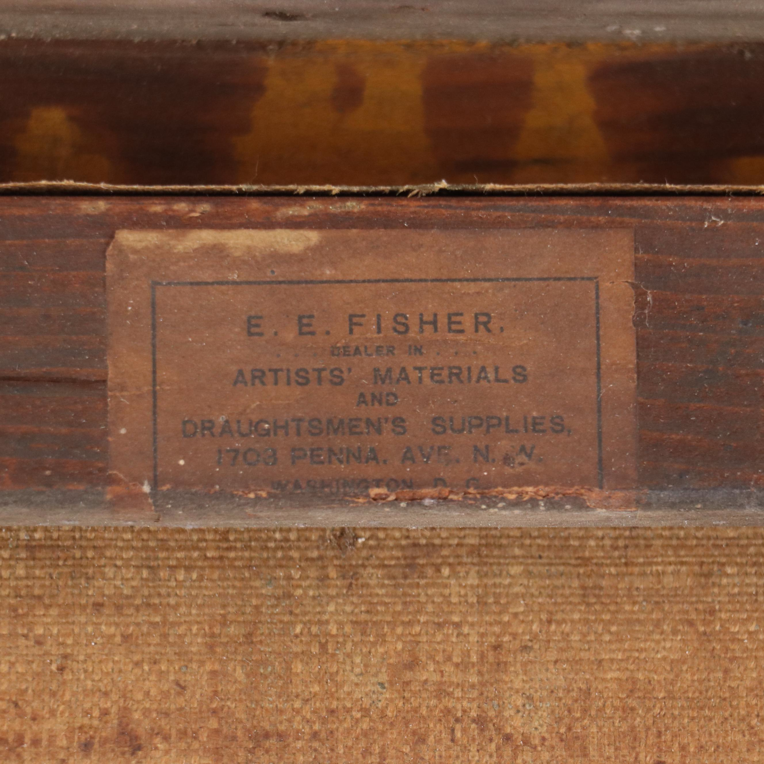 Anna Hunt Reproduction Nocturne Seascape Oil Painting of Waves, 1903