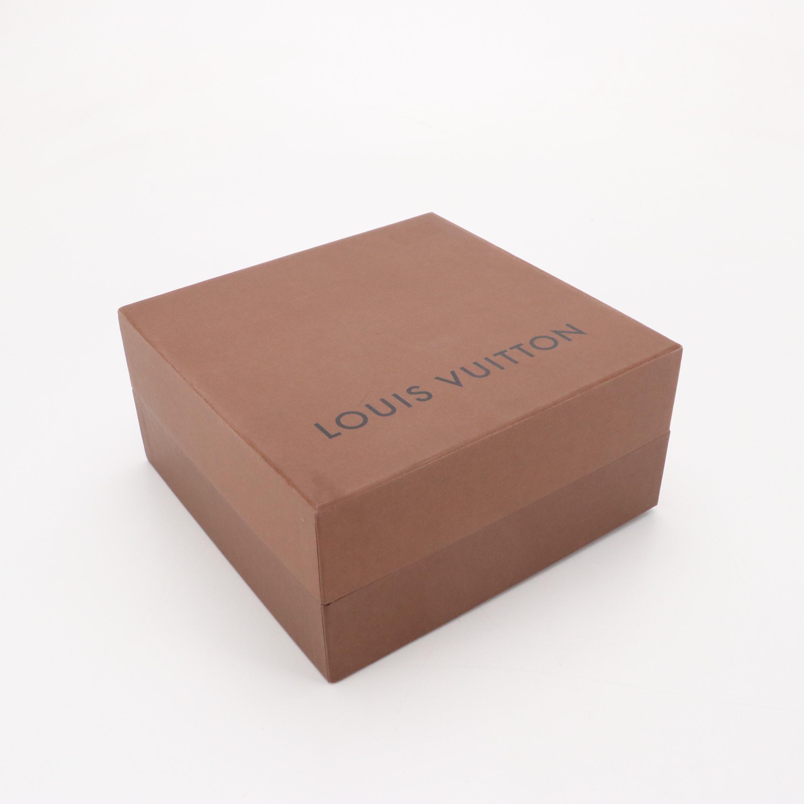 Louis Vuitton Cosmetic Zip Pouch in Damier Ebene Canvas, With Box