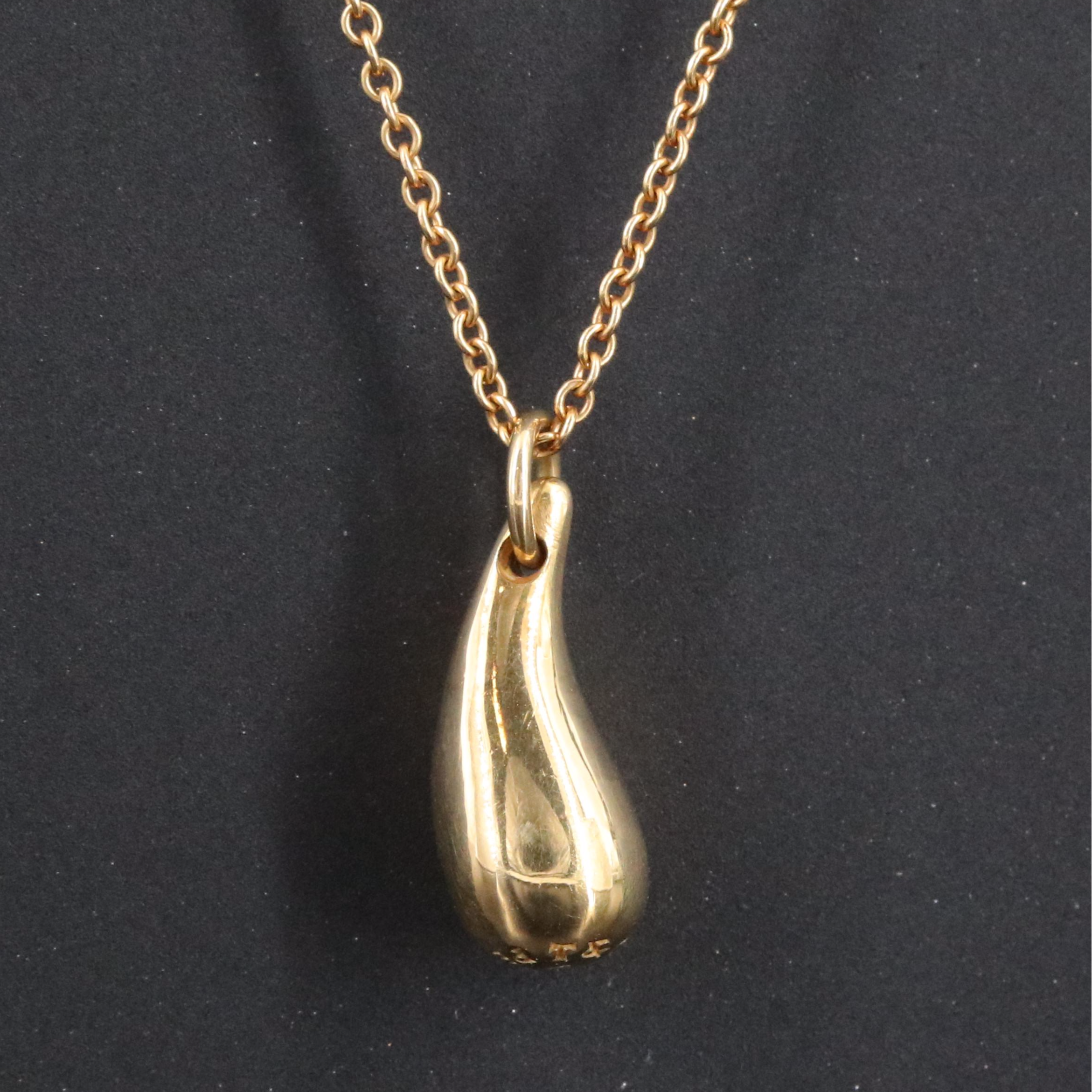 Elsa Peretti for Tiffany & Co. 18K Teardrop Necklace