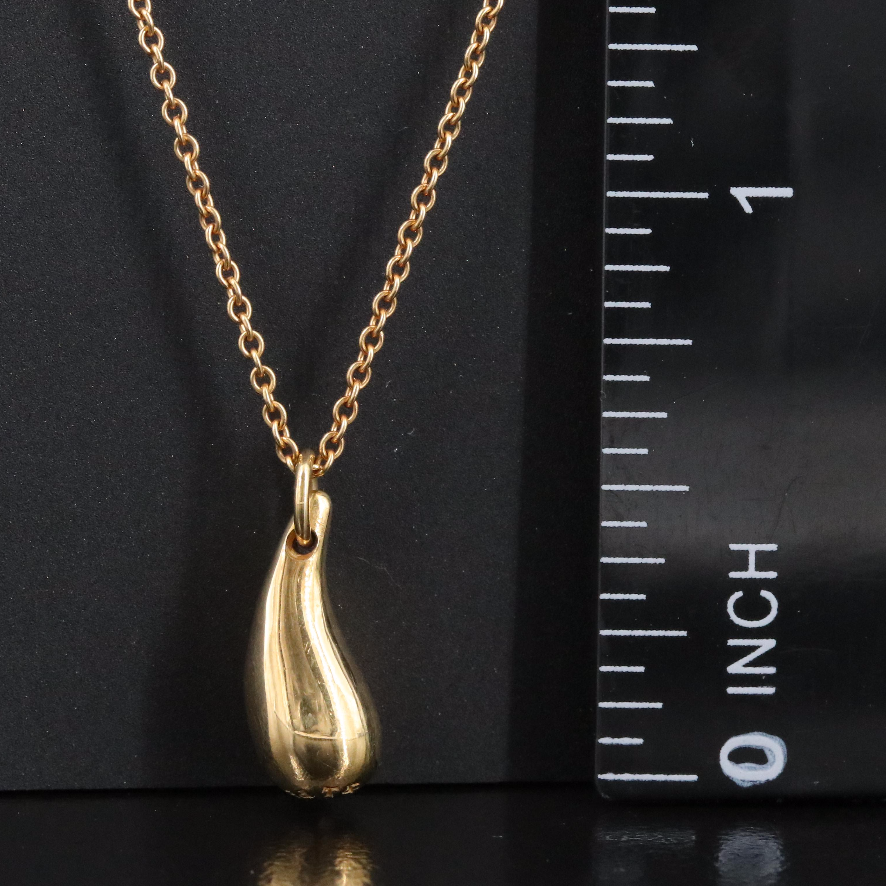 Elsa Peretti for Tiffany & Co. 18K Teardrop Necklace