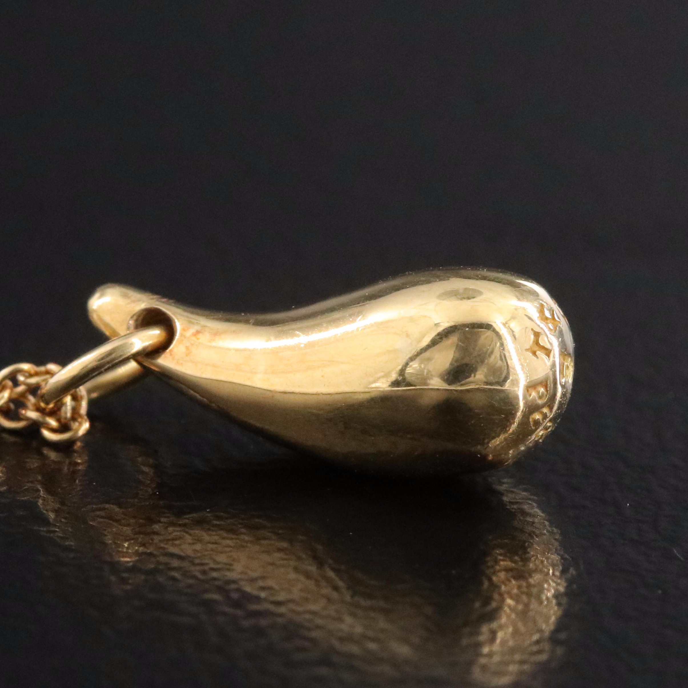 Elsa Peretti for Tiffany & Co. 18K Teardrop Necklace