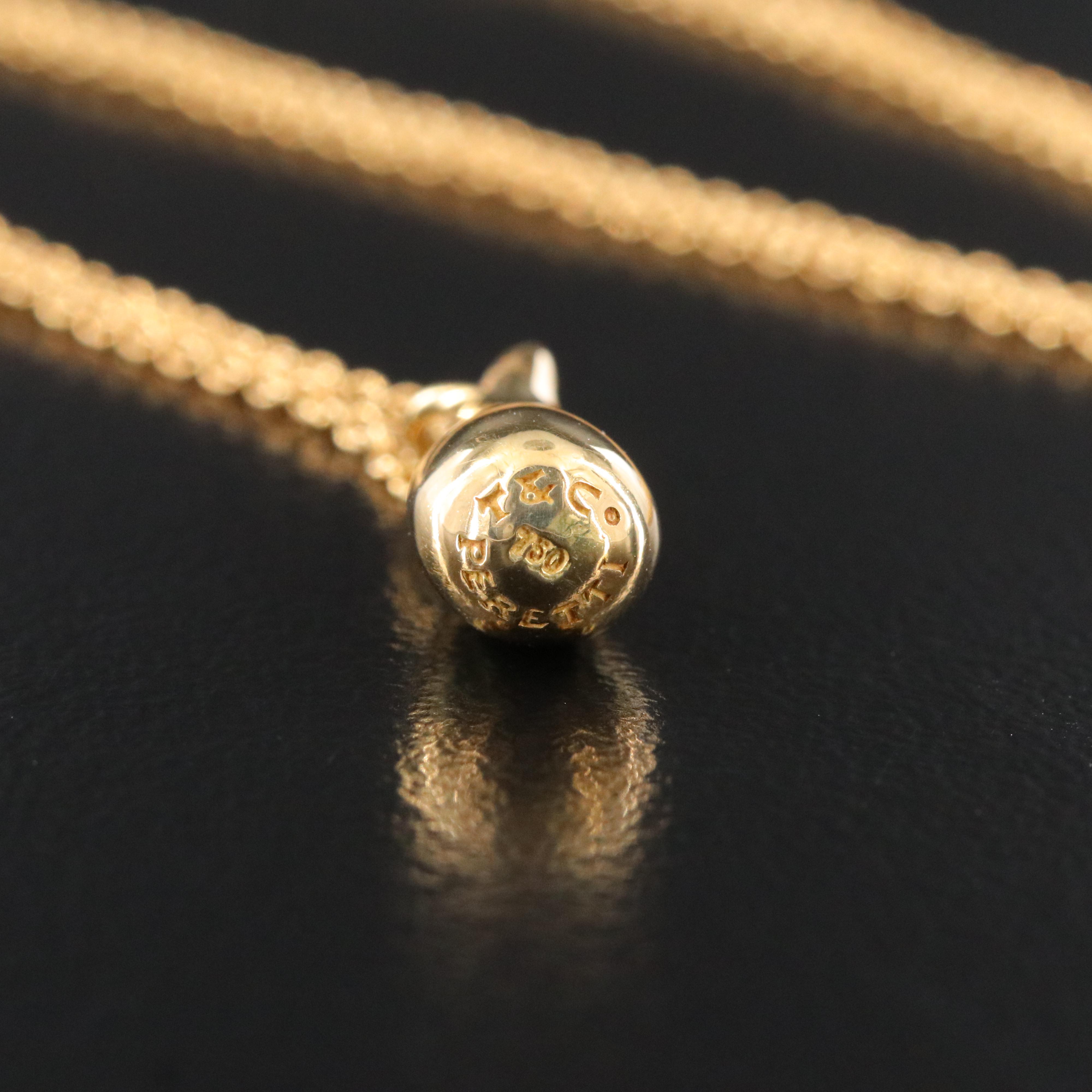 Elsa Peretti for Tiffany & Co. 18K Teardrop Necklace