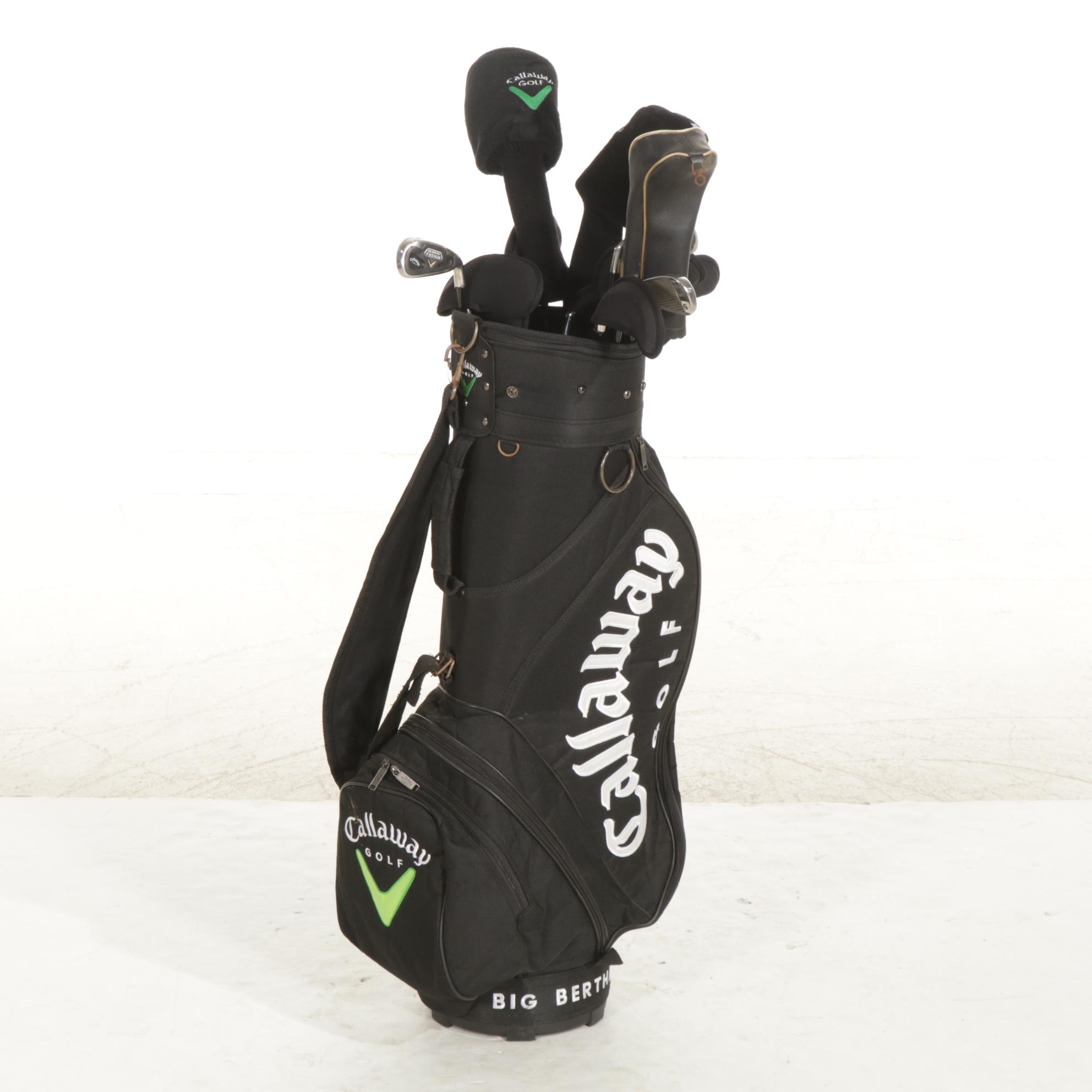 Callaway "Big Bertha Fusion" Golf Clubs and Bag