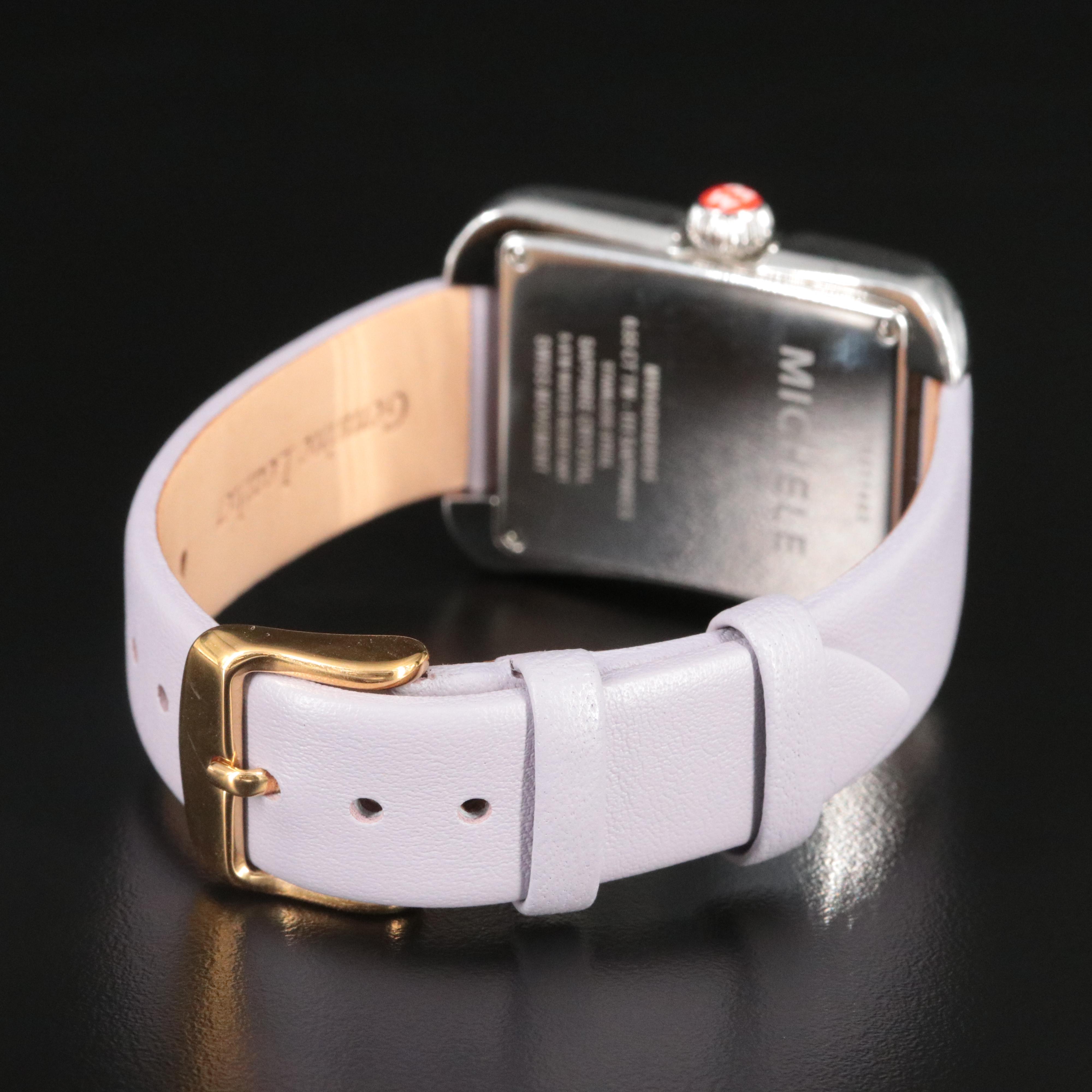 Michele Extreme Butterfly Pink Sapphire Watch