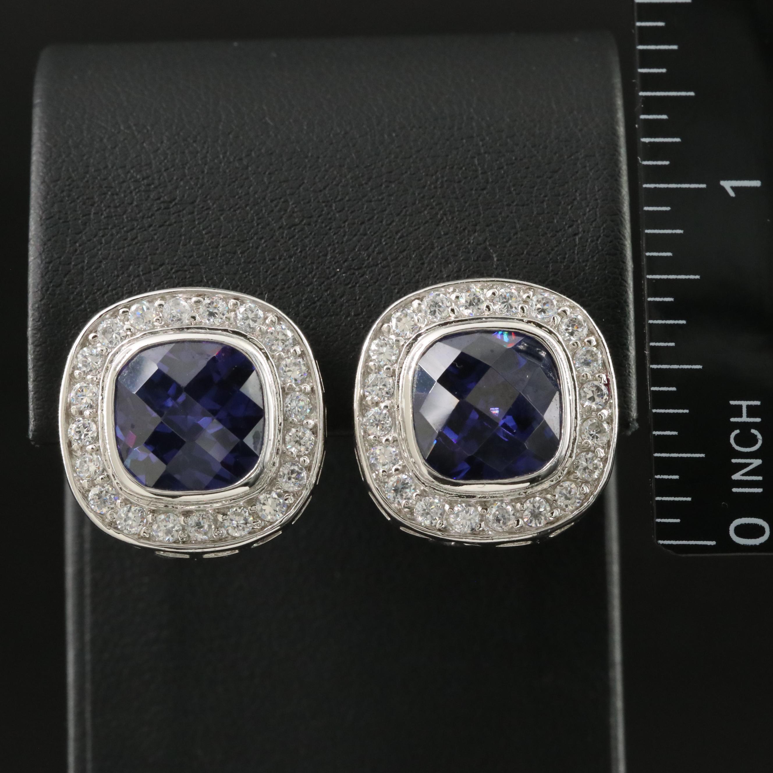 Sterling CZ Earrings