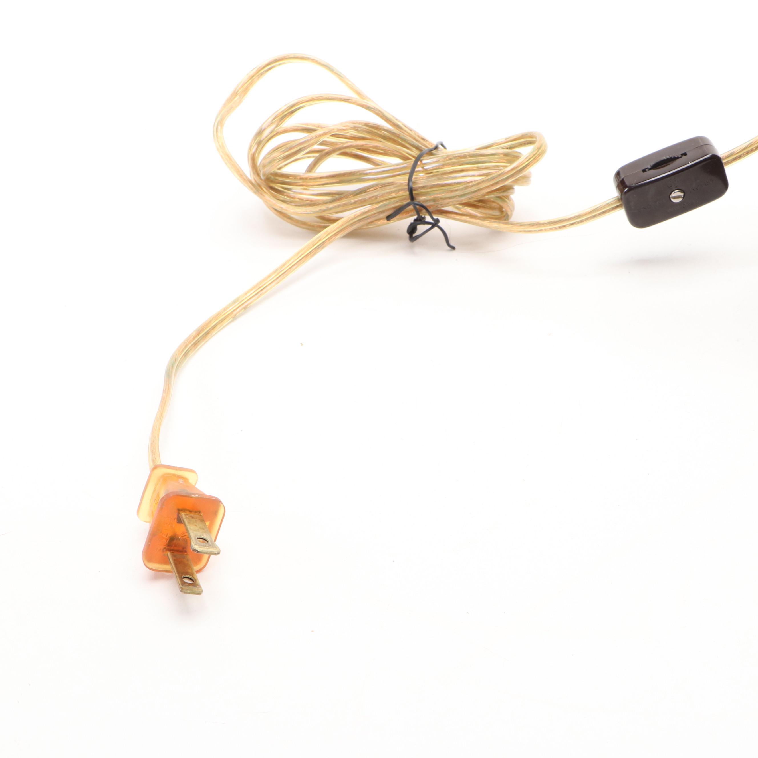 Rustic Bronze Patinated Brass Square Urn Table Lamp with Suede Shade