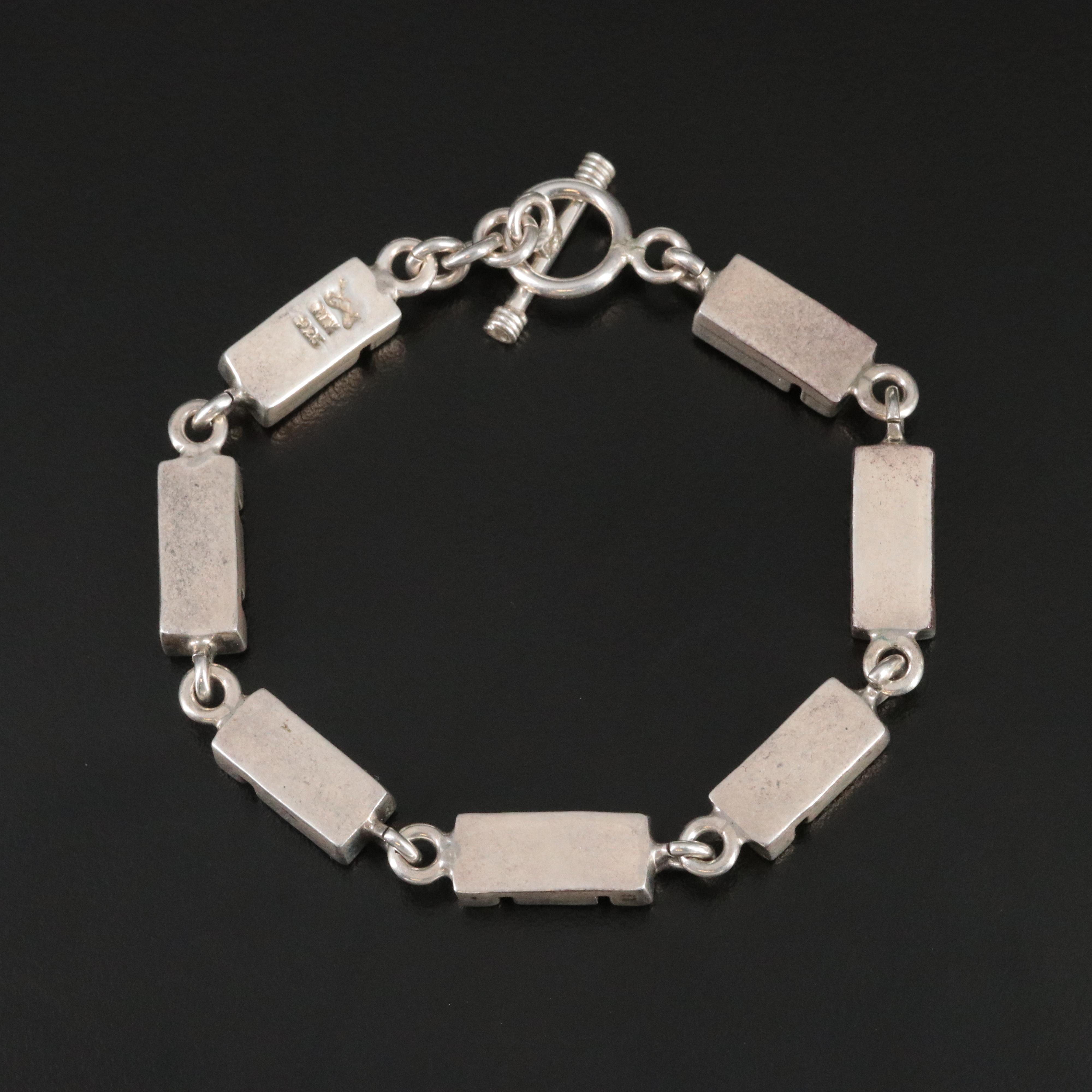 Mexican Sterling Link Bracelet