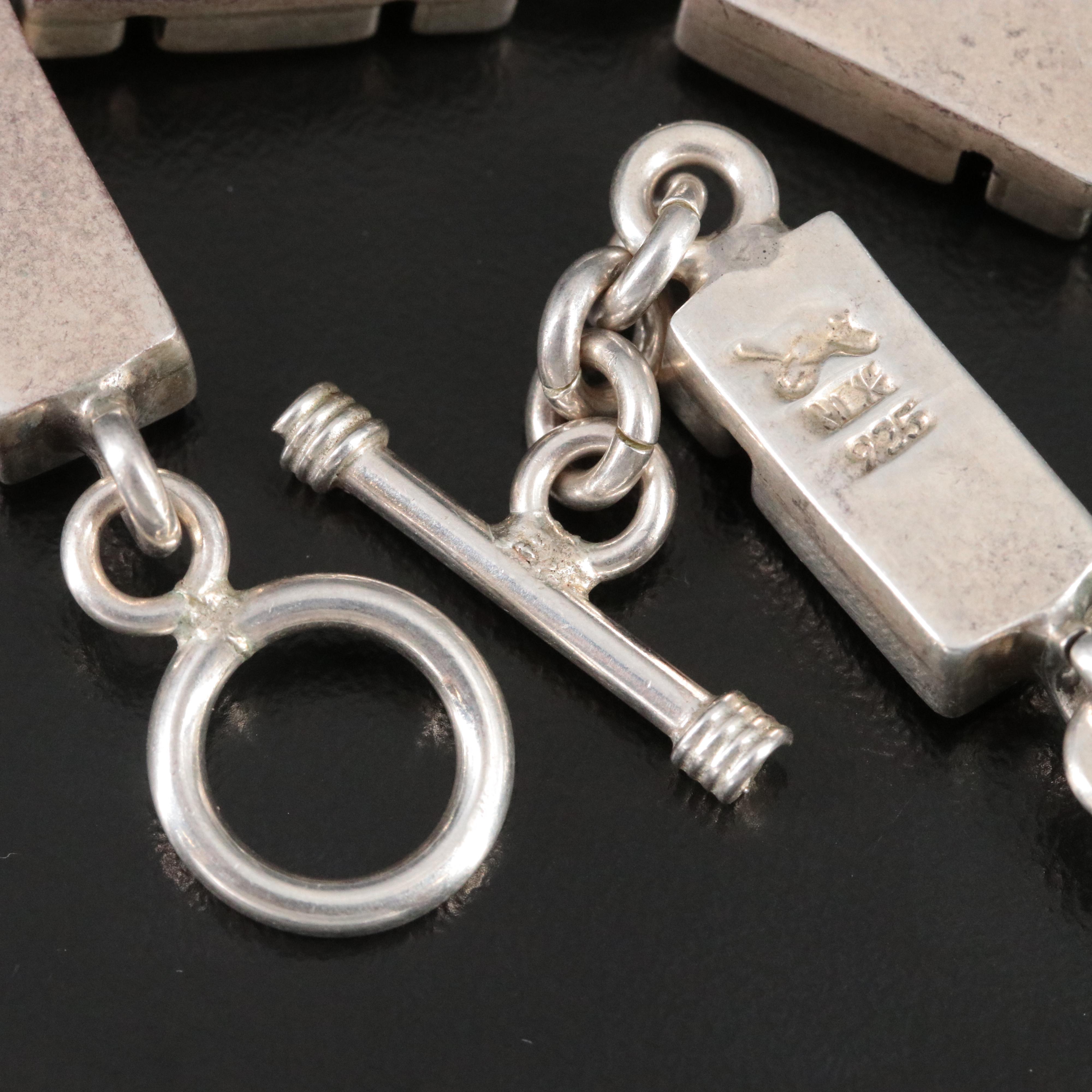 Mexican Sterling Link Bracelet