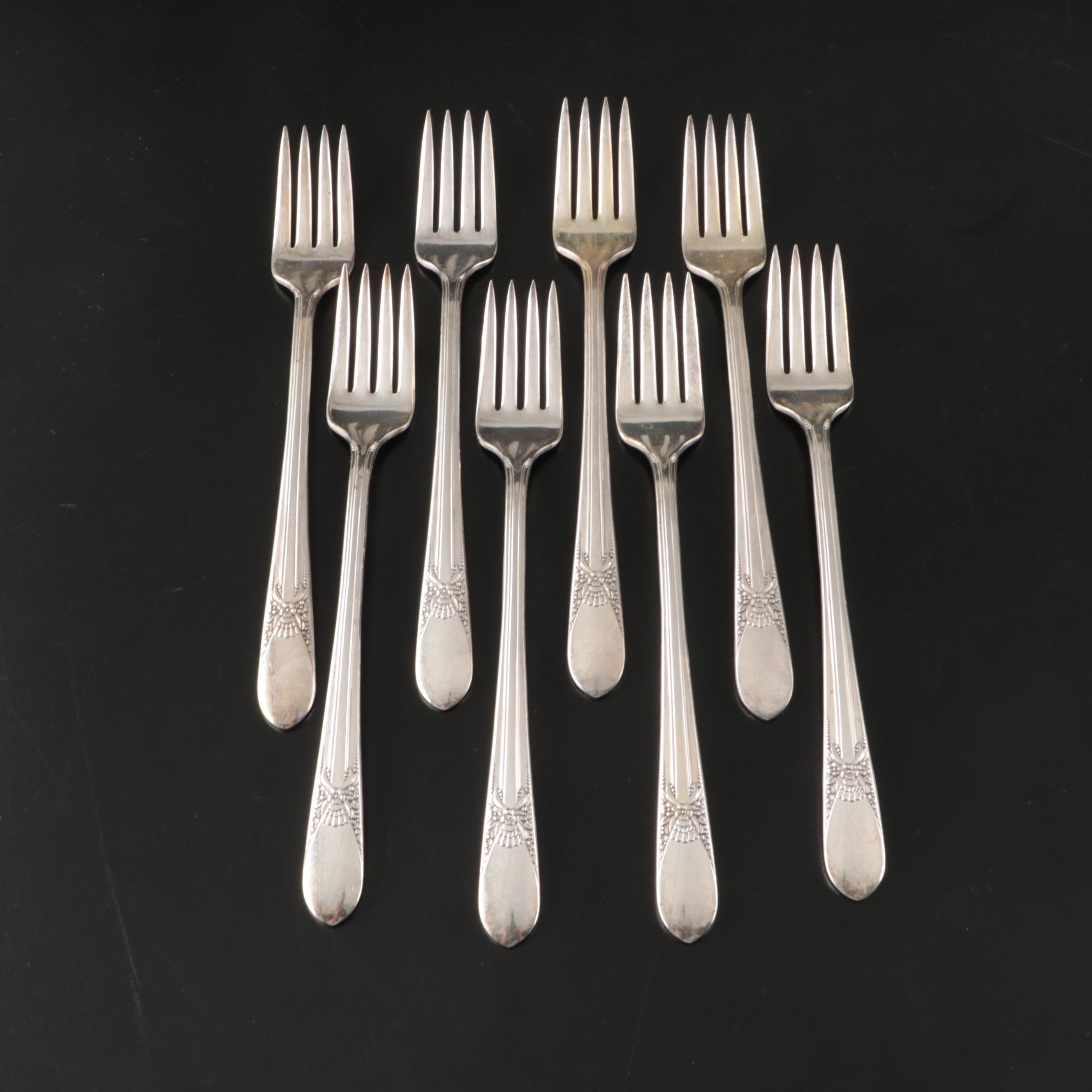 International Silver "Beloved" and "Berkshire" Silver Plate Flatware