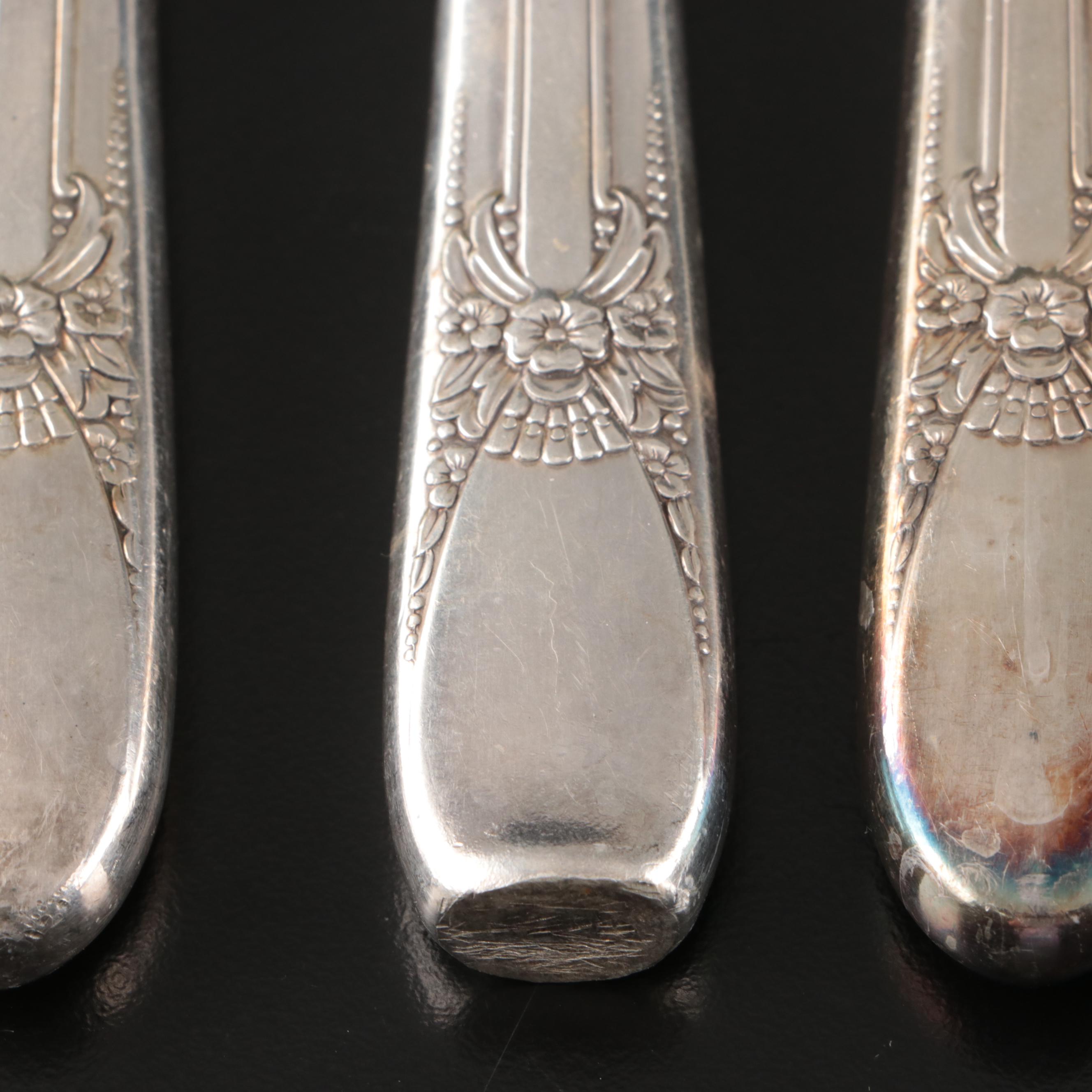 International Silver "Beloved" and "Berkshire" Silver Plate Flatware