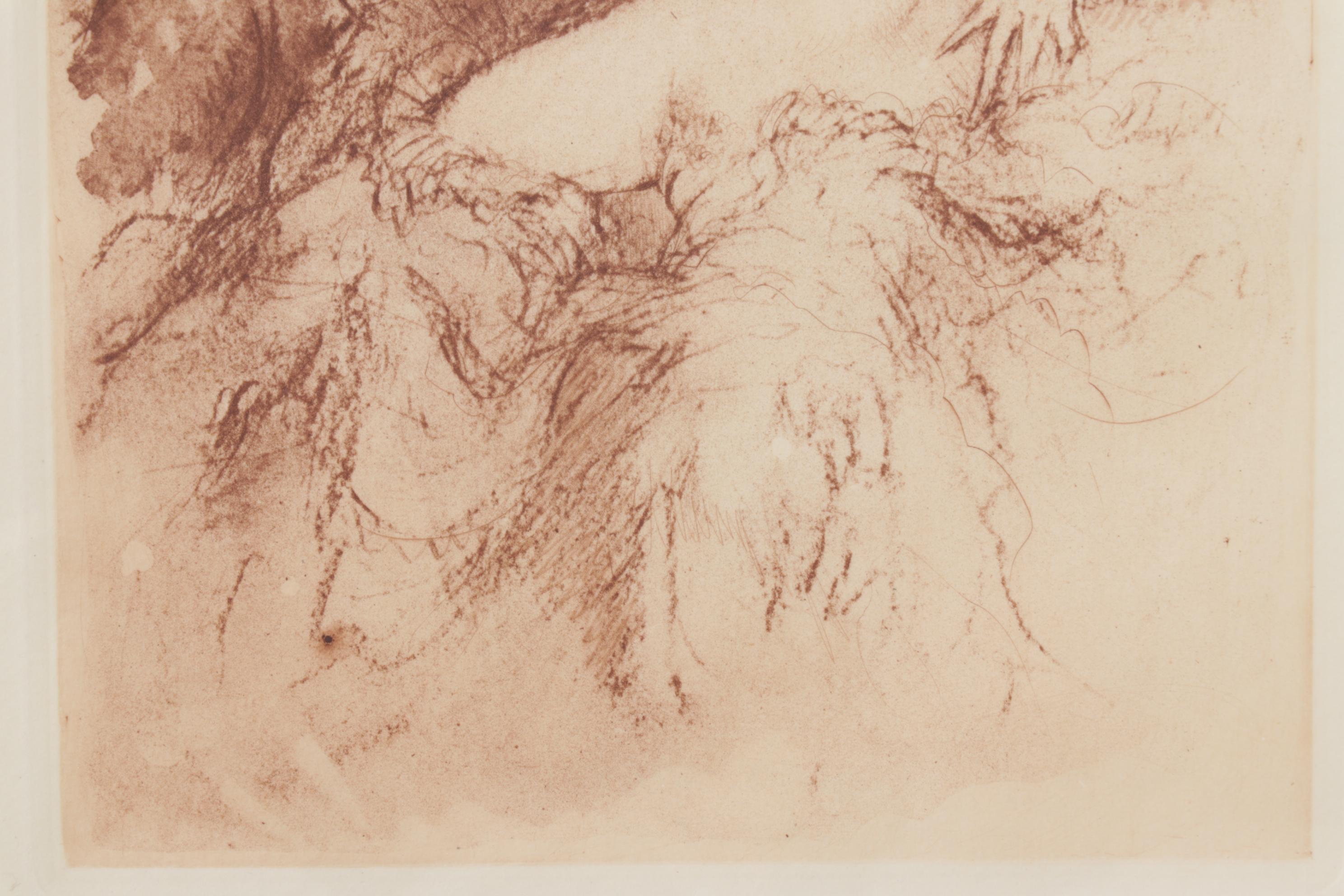 Louis Icart Etching "Sweet Nothings" from "Felicia ou Mes Fredaines"