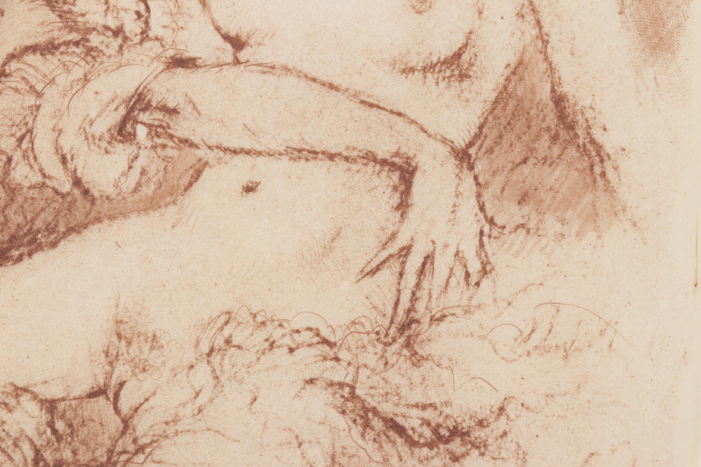 Louis Icart Etching "Sweet Nothings" from "Felicia ou Mes Fredaines"