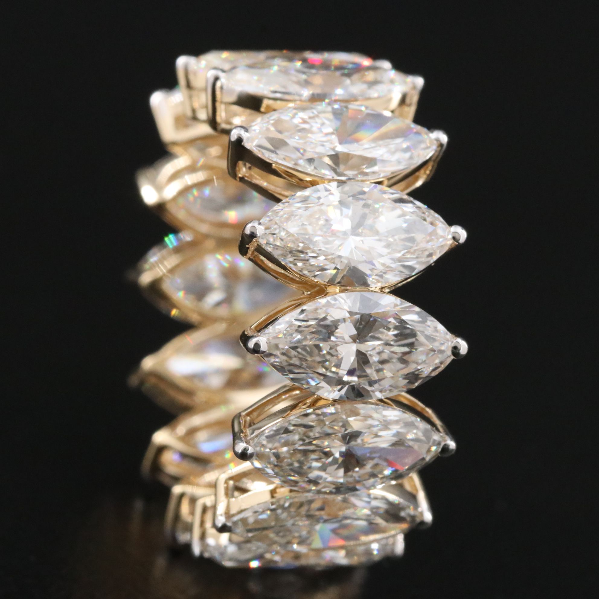 14K 12.56 CTW Lab Grown Diamond Eternity Band