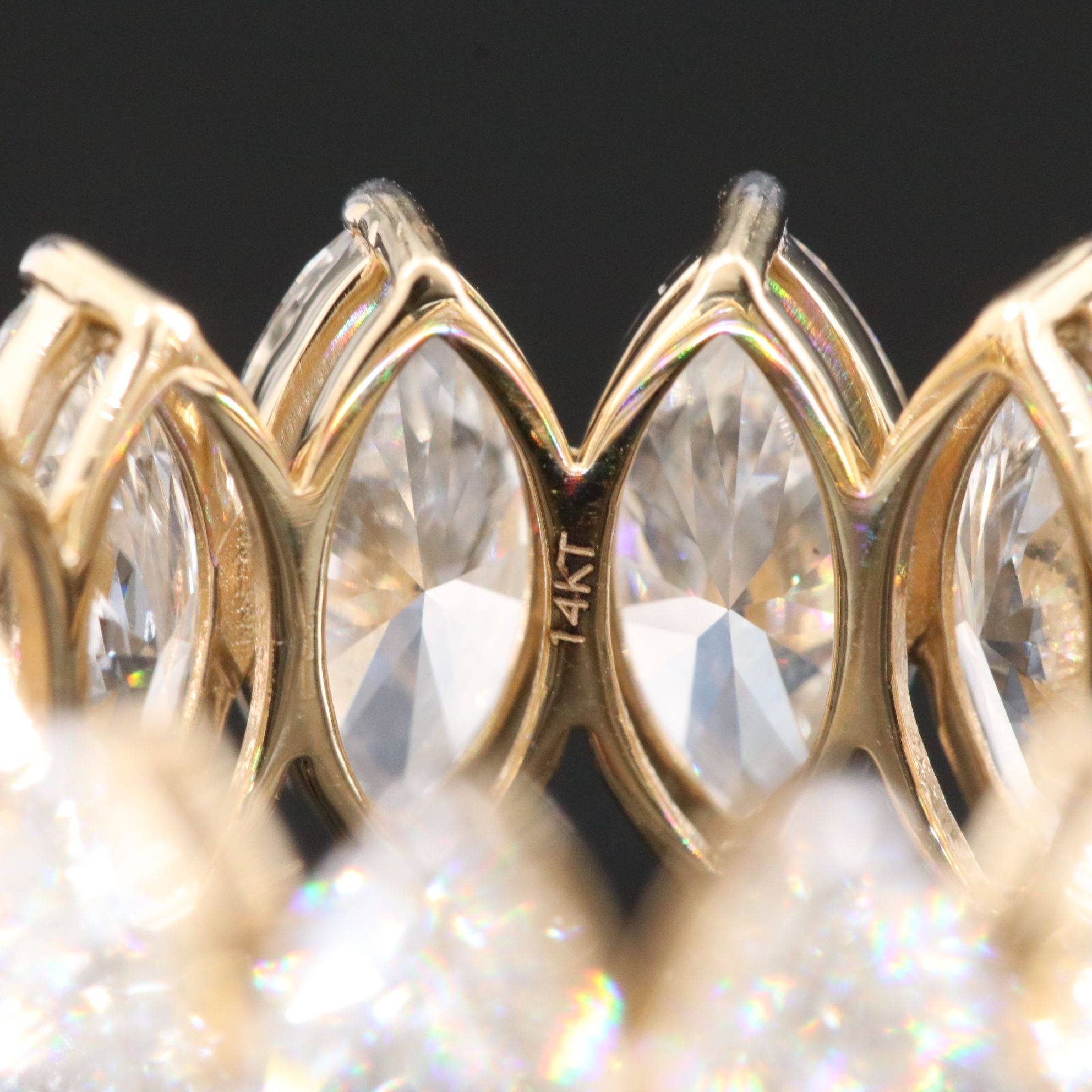 14K 12.56 CTW Lab Grown Diamond Eternity Band