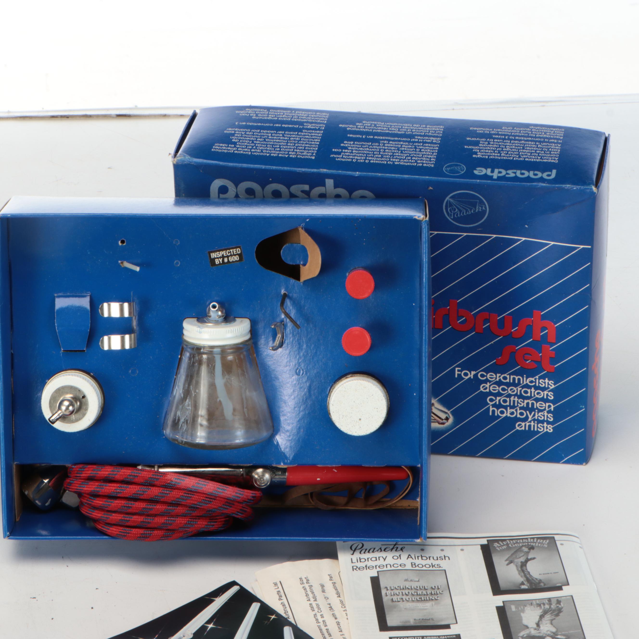 Paasche Airbrush Set with Campbell Hausfeld Air Tank
