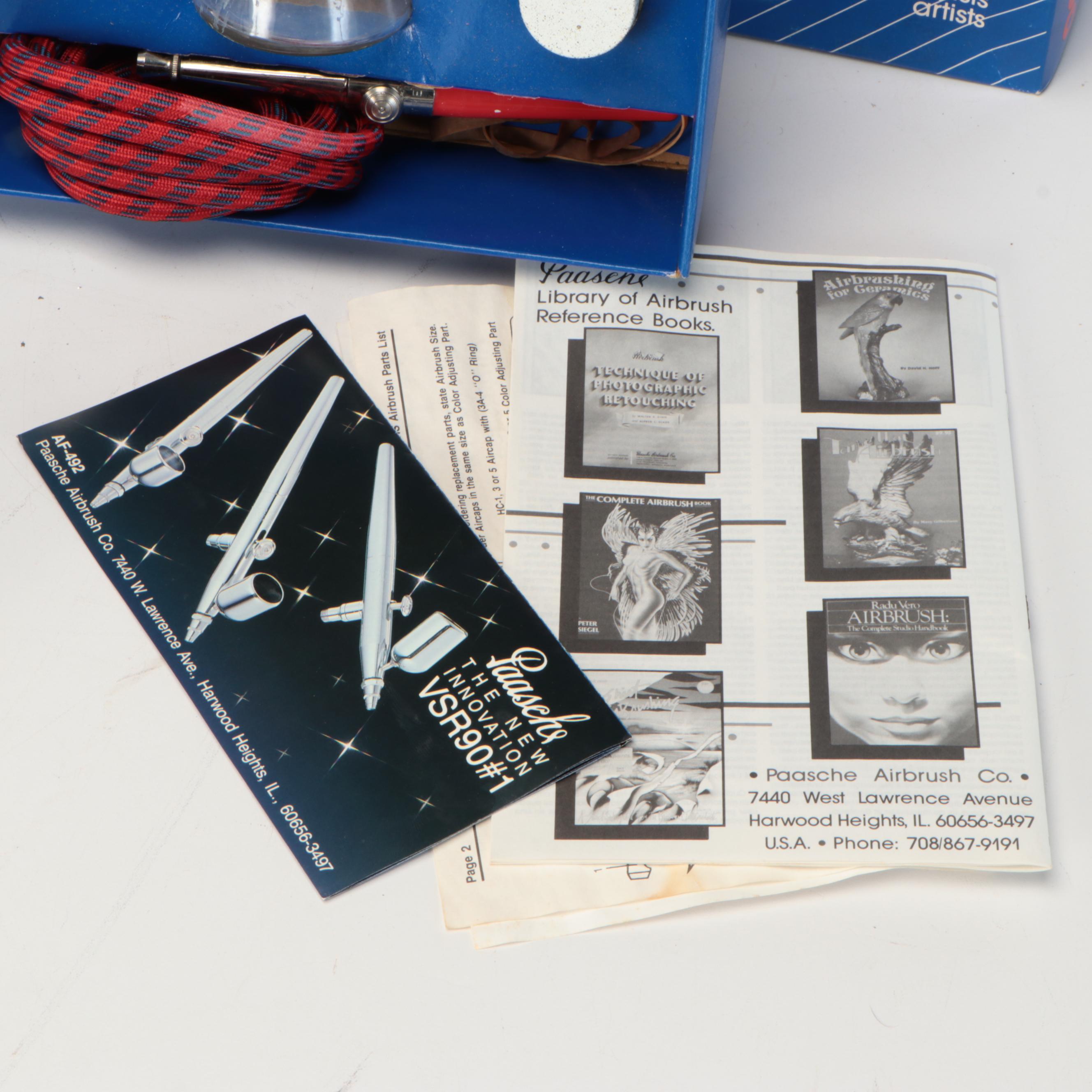 Paasche Airbrush Set with Campbell Hausfeld Air Tank