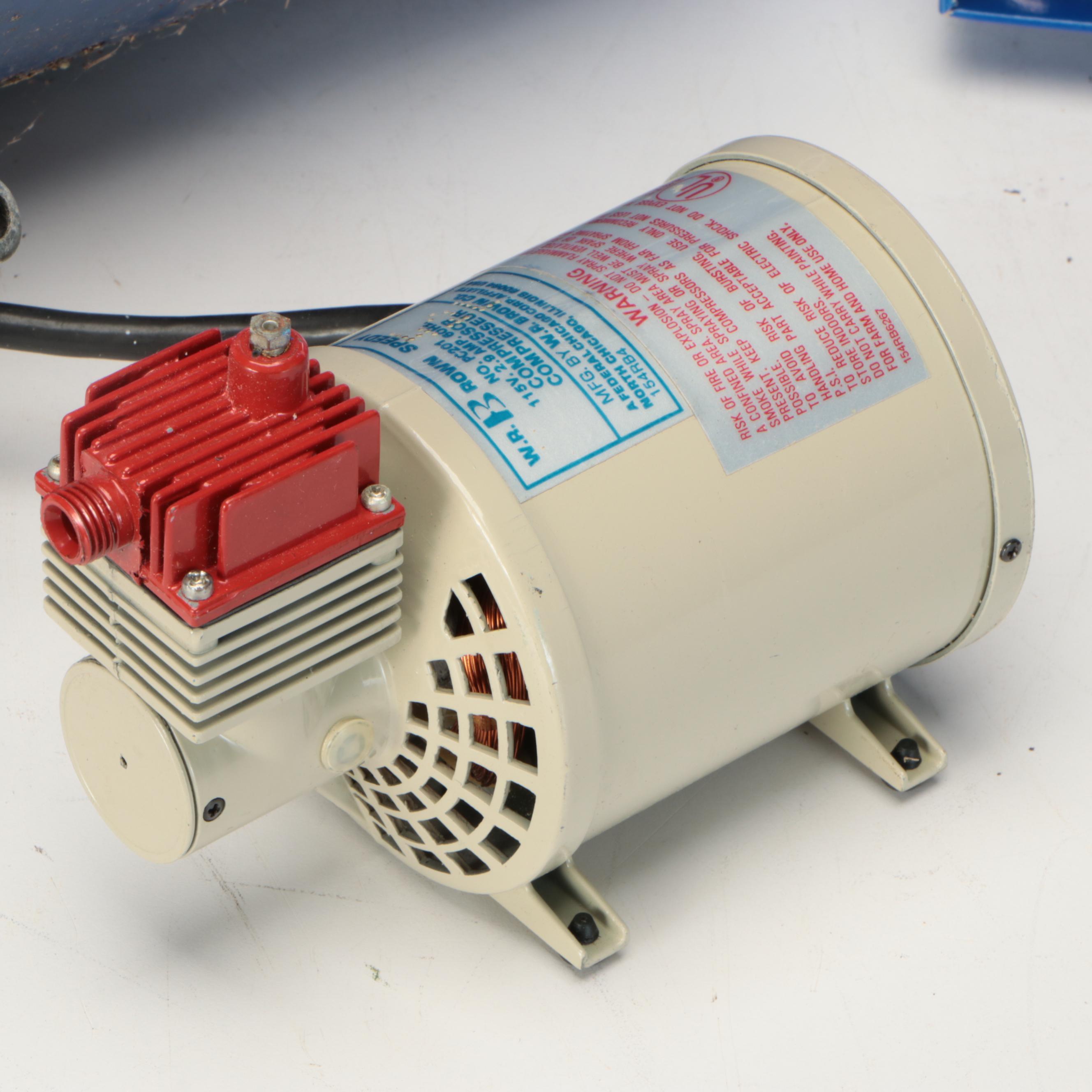 Paasche Airbrush Set with Campbell Hausfeld Air Tank