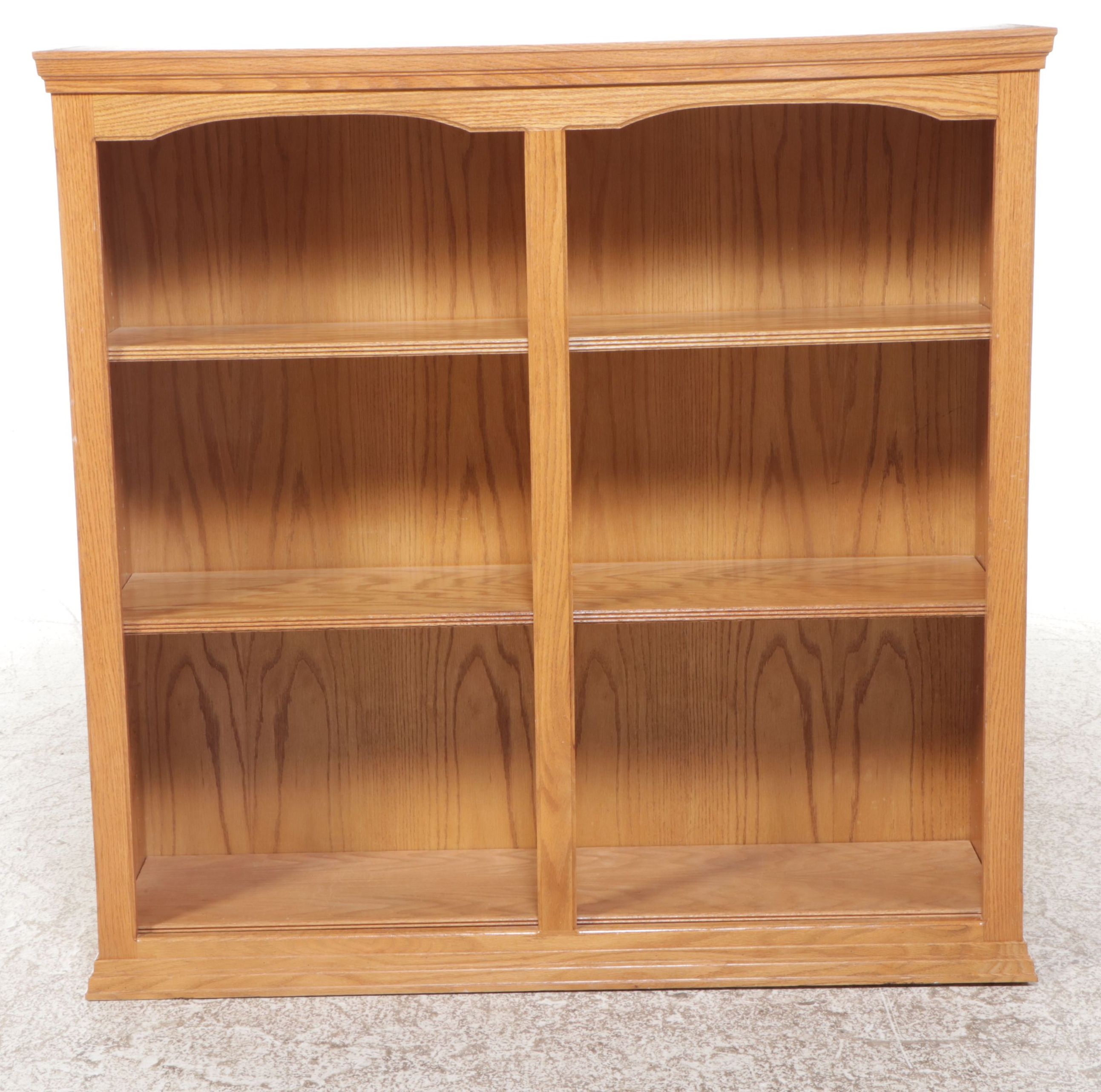 Creations Furniture Oak Bookcase, Late 20th Century