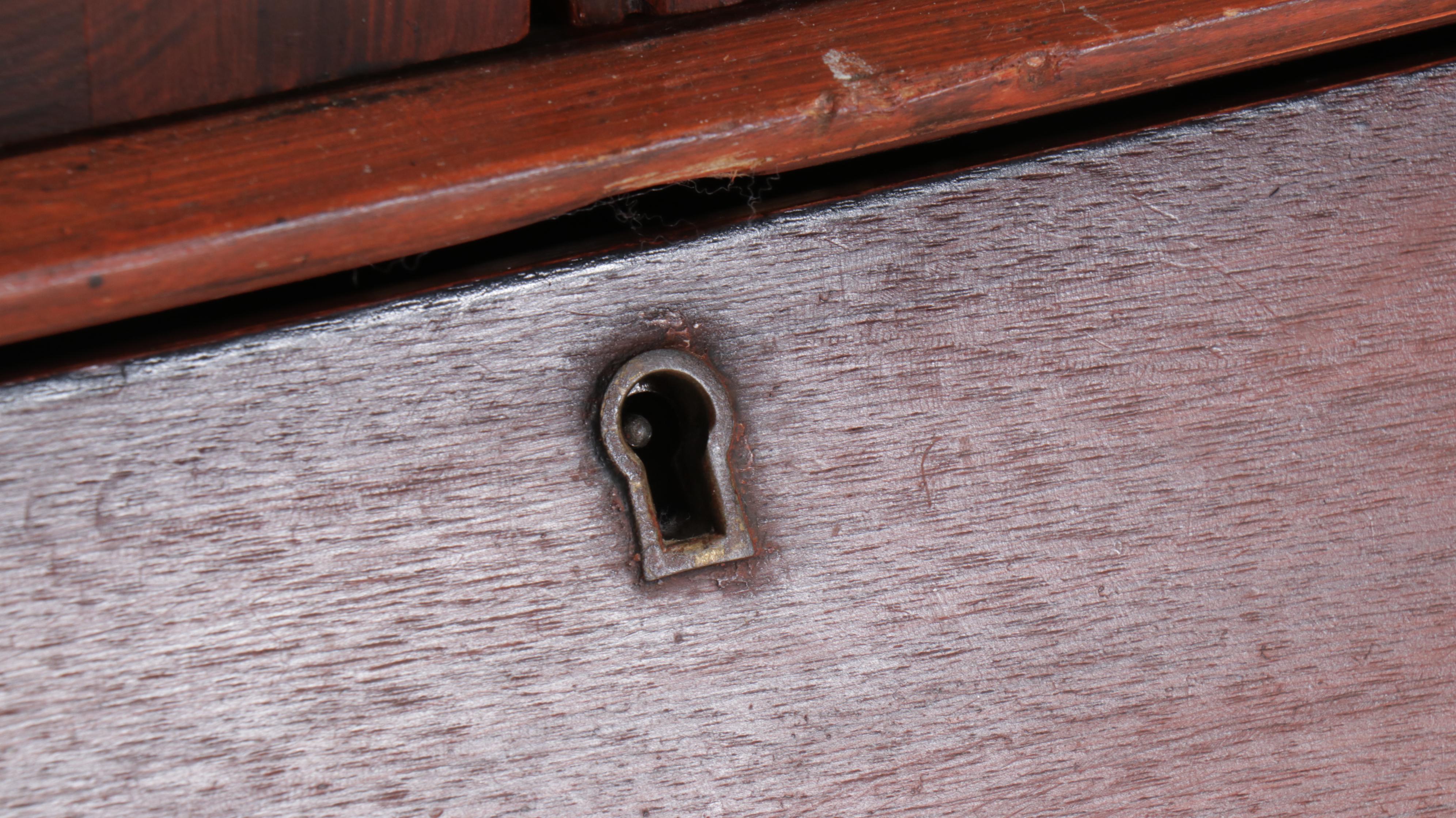Chippendale Style Mahogany Secretary Desk, Early to Mid-20th Century