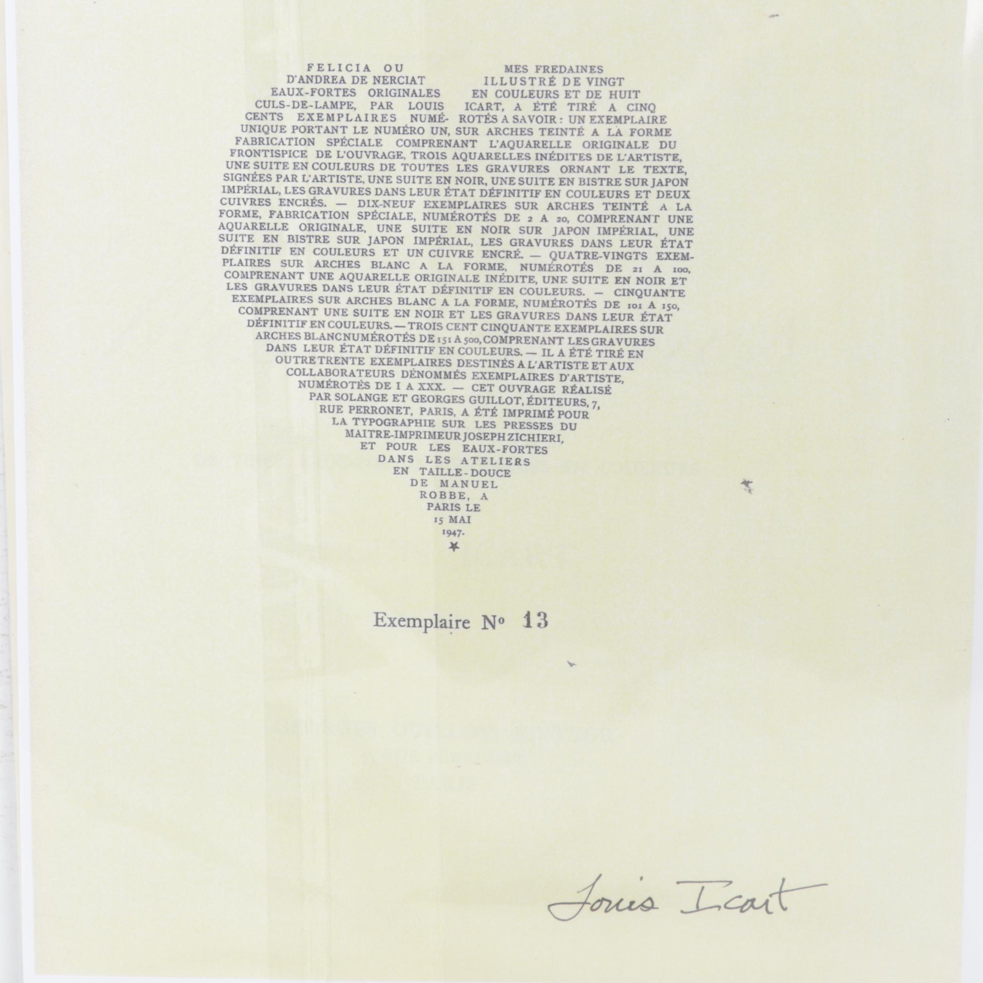 Louis Icart Etching "Keyhole Peeping" from "Felicia ou Mes Fredaines"