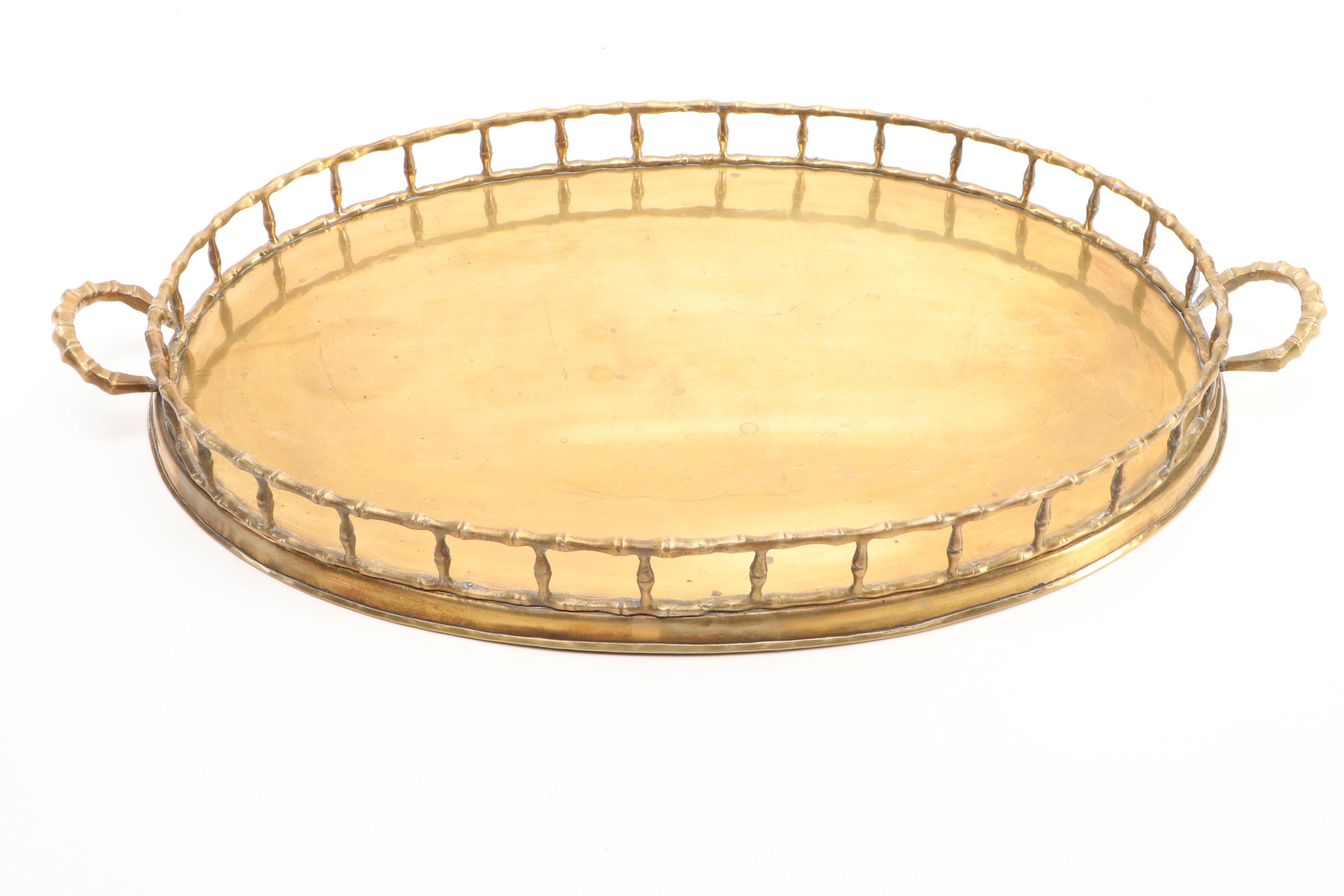 Somayaki Gilt and Crackle Ceramic Cups with Bamboo Pattern Tray