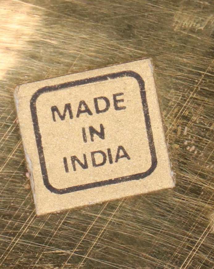 Somayaki Gilt and Crackle Ceramic Cups with Bamboo Pattern Tray