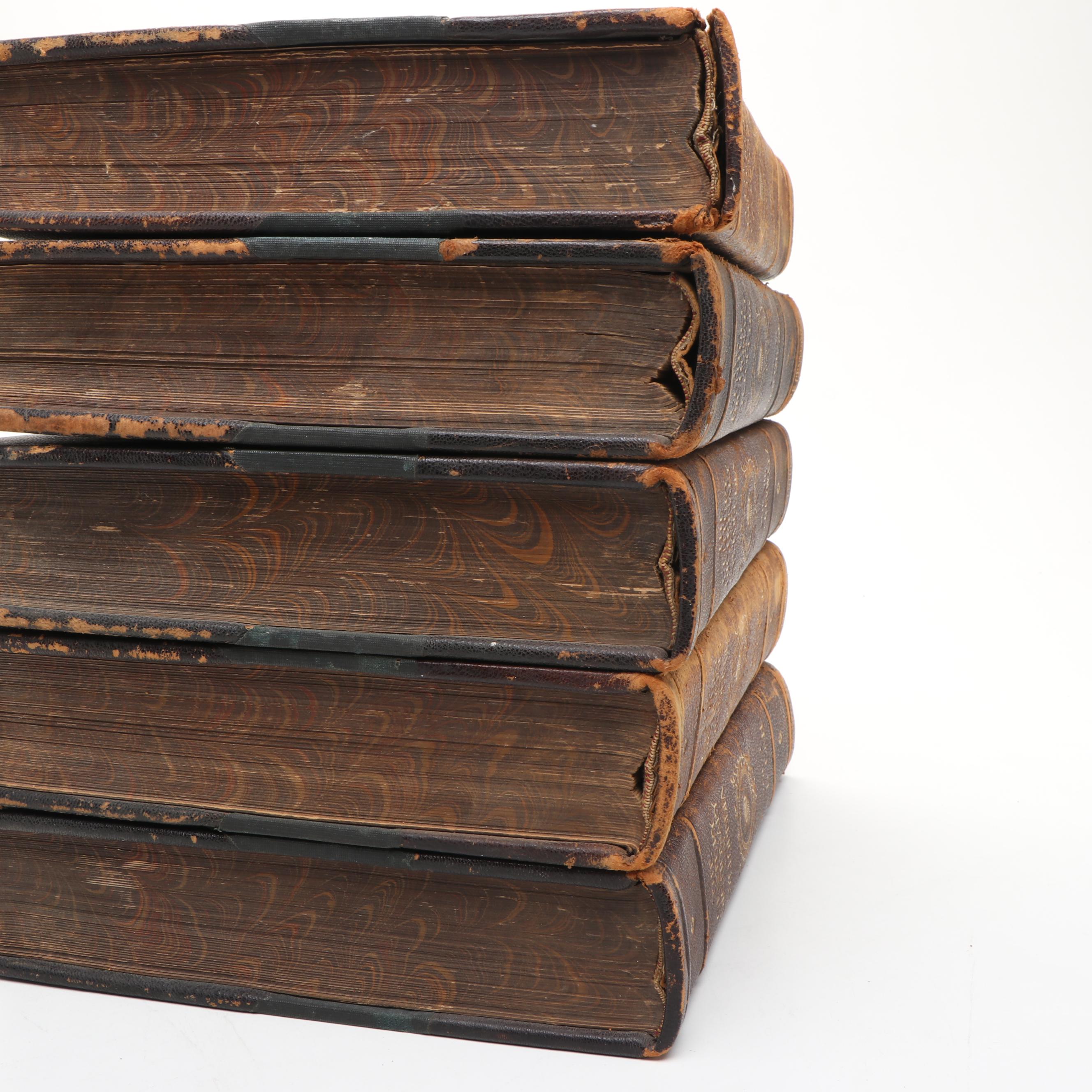 "The Century Dictionary and Encyclopedia" Partial Set, Late 19th Century