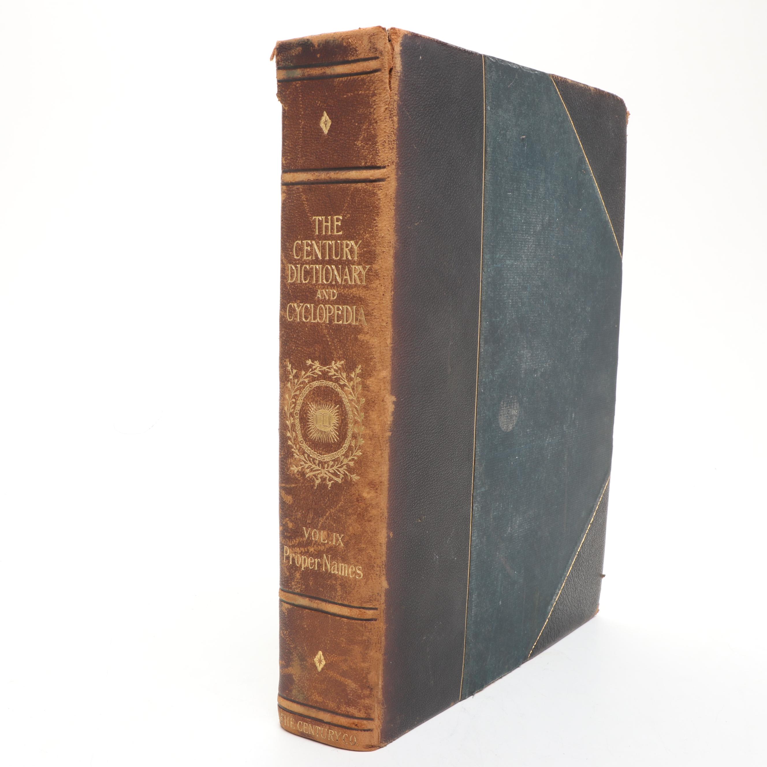 "The Century Dictionary and Encyclopedia" Partial Set, Late 19th Century