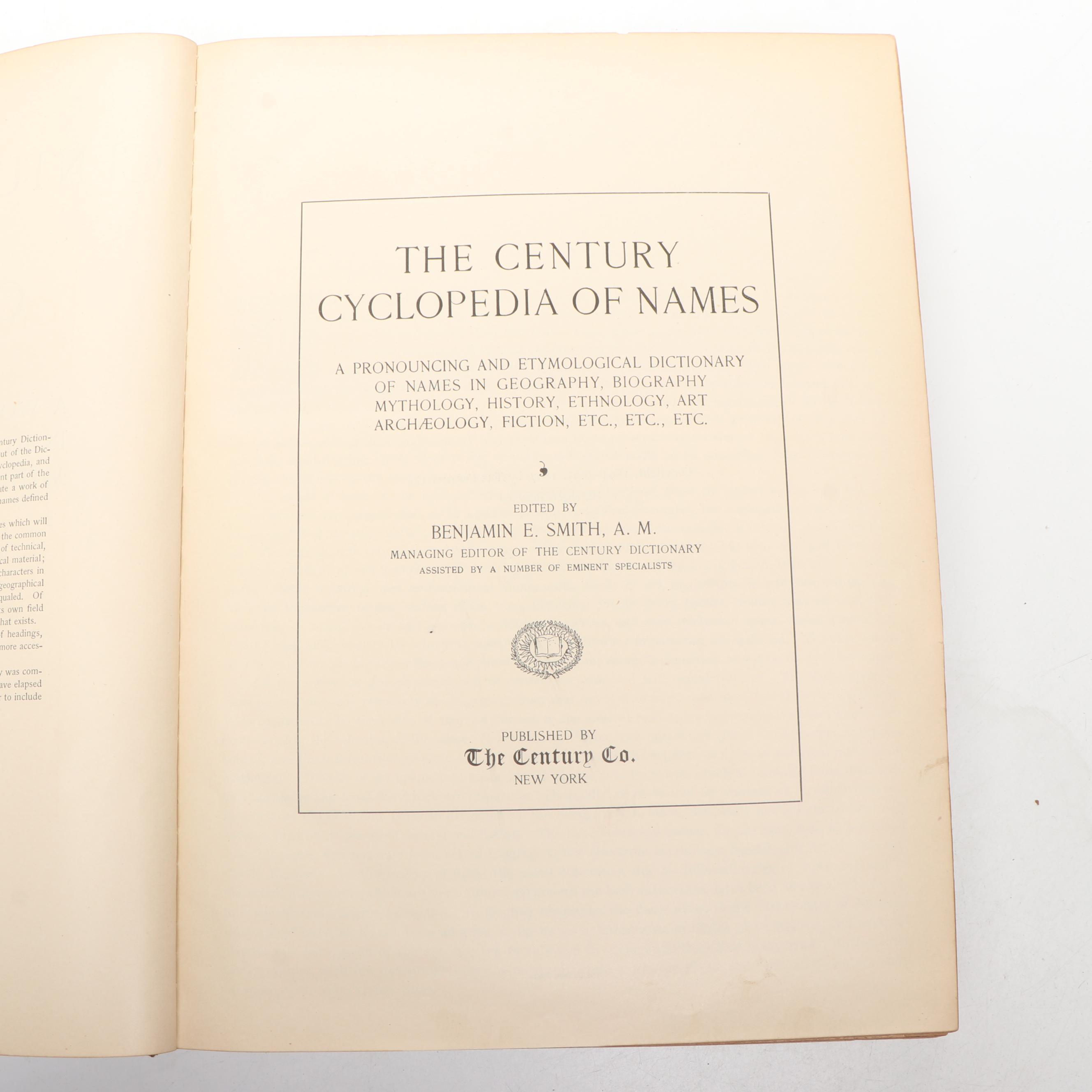 "The Century Dictionary and Encyclopedia" Partial Set, Late 19th Century