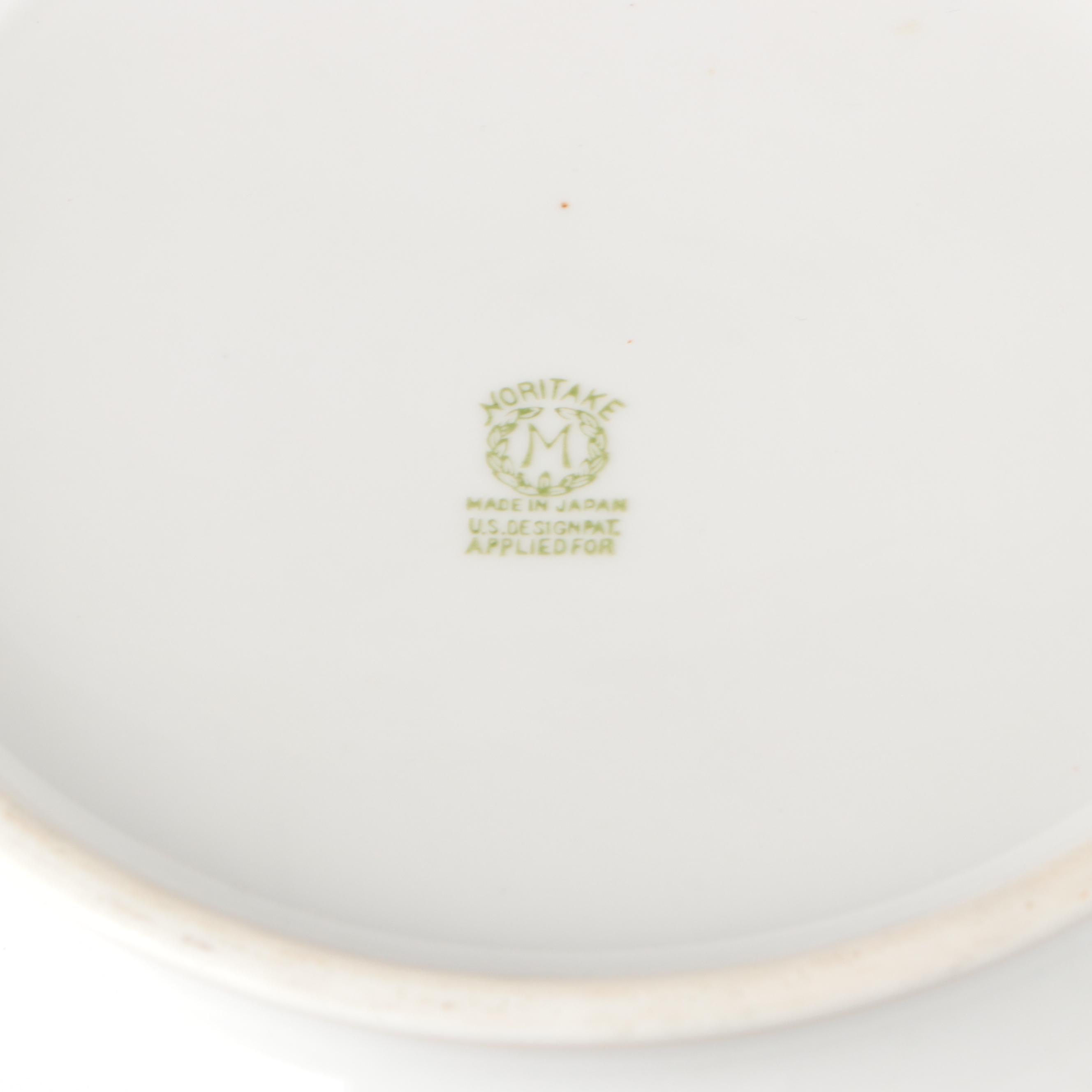 Noritake "Chanrose" Porcelain Serving Pieces, Early to Mid-20th Century