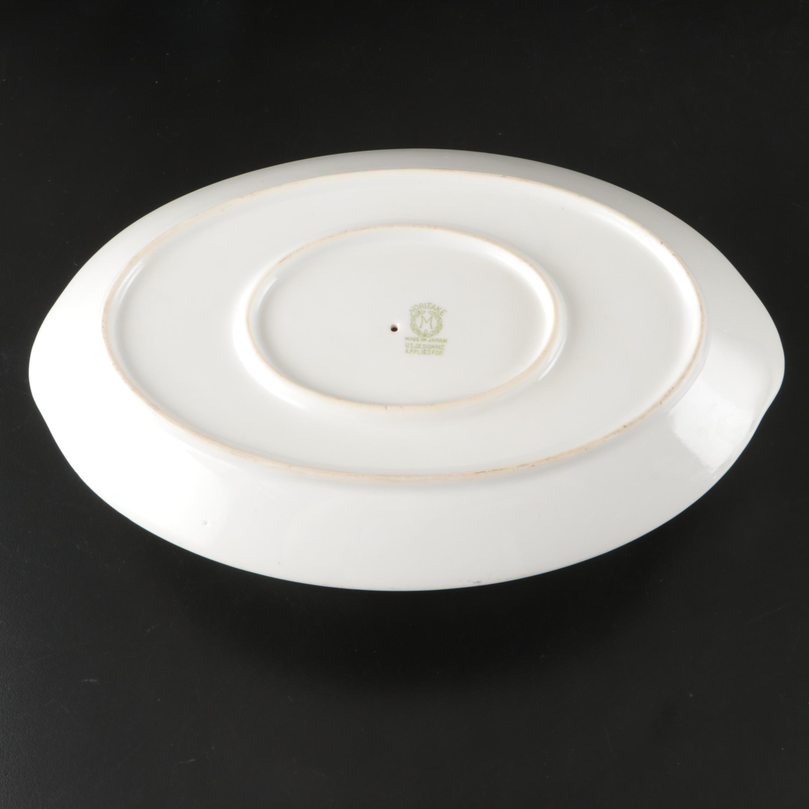 Noritake "Chanrose" Porcelain Serving Pieces, Early to Mid-20th Century