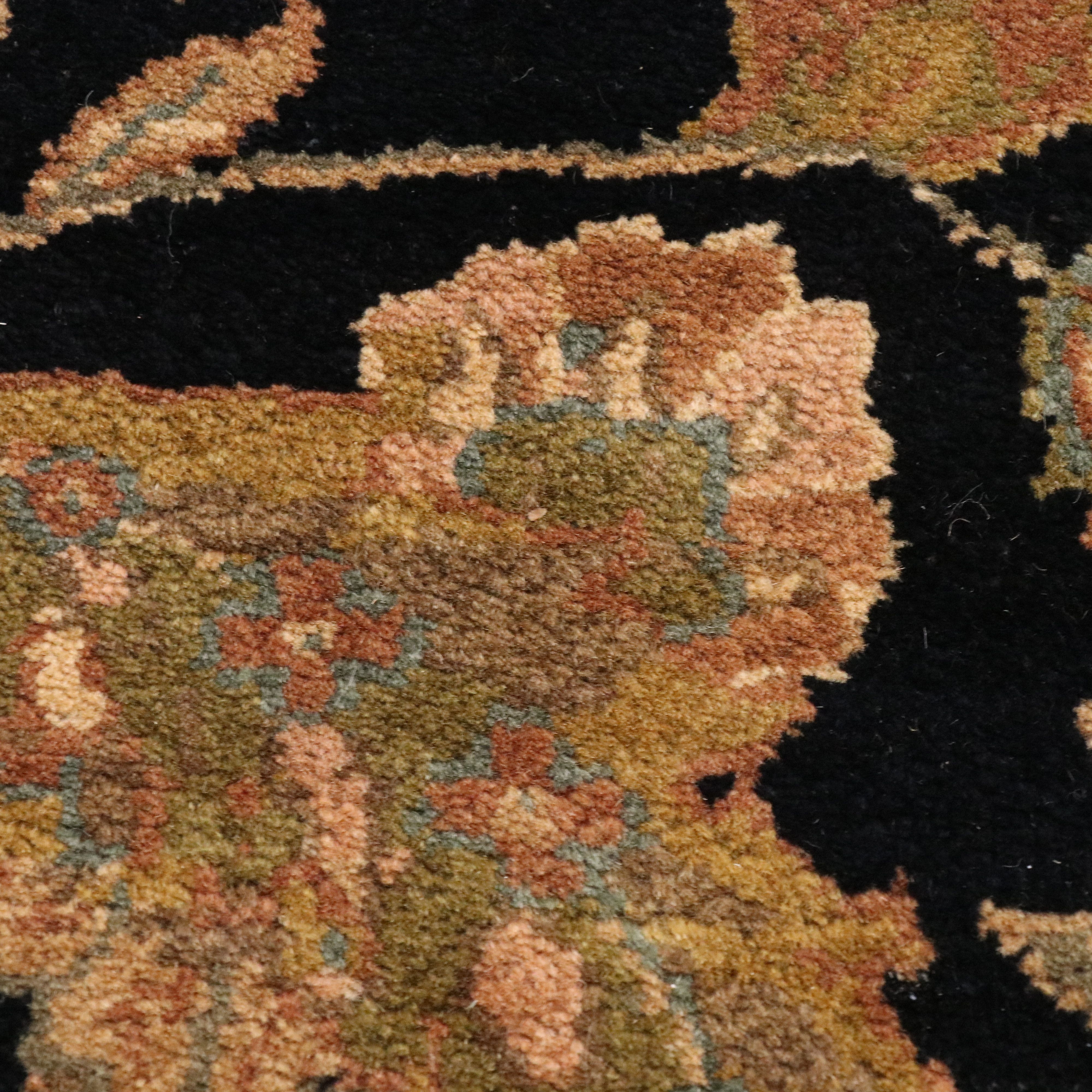 9' x 11'11 Hand-Knotted Indian Agra Area Rug