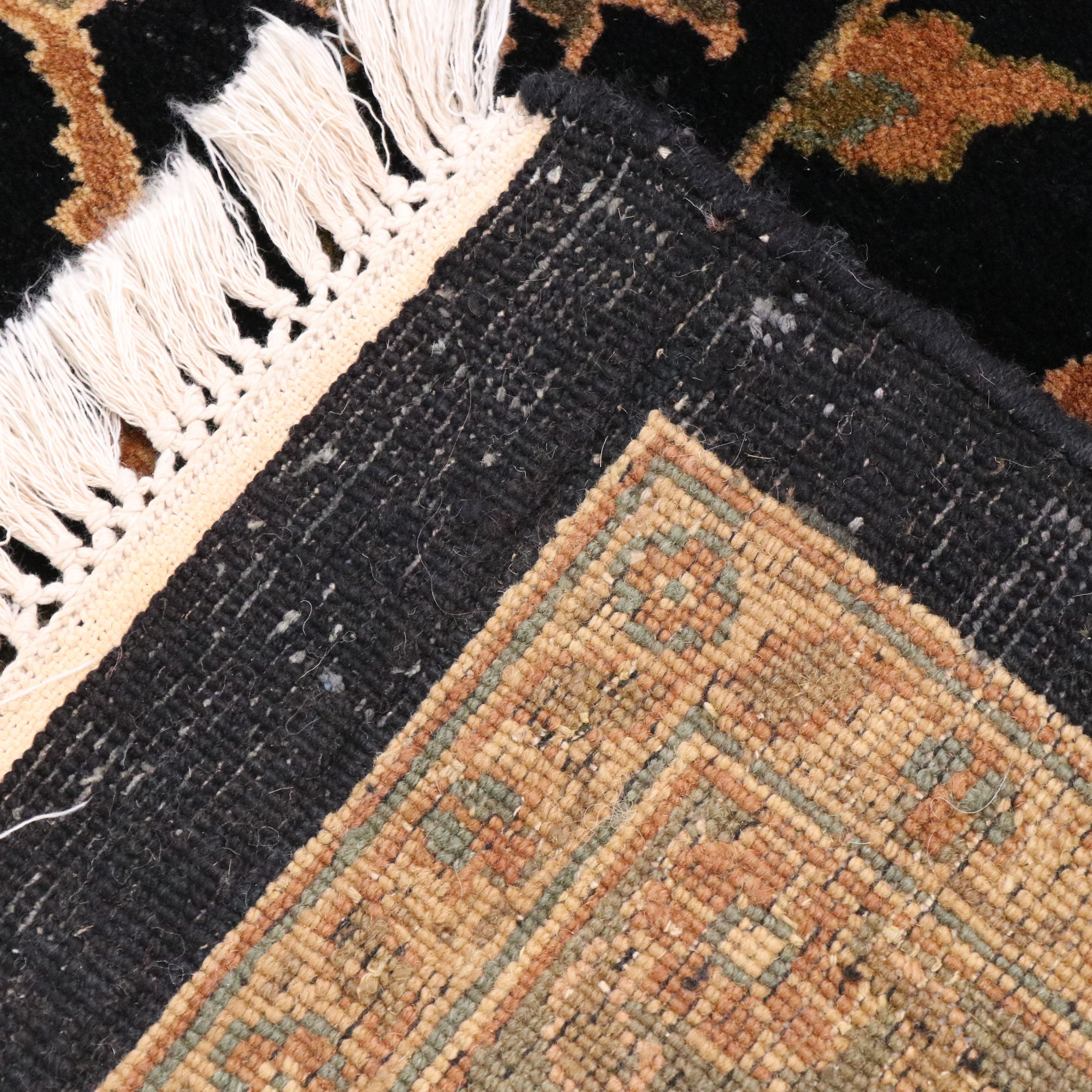 9' x 11'11 Hand-Knotted Indian Agra Area Rug