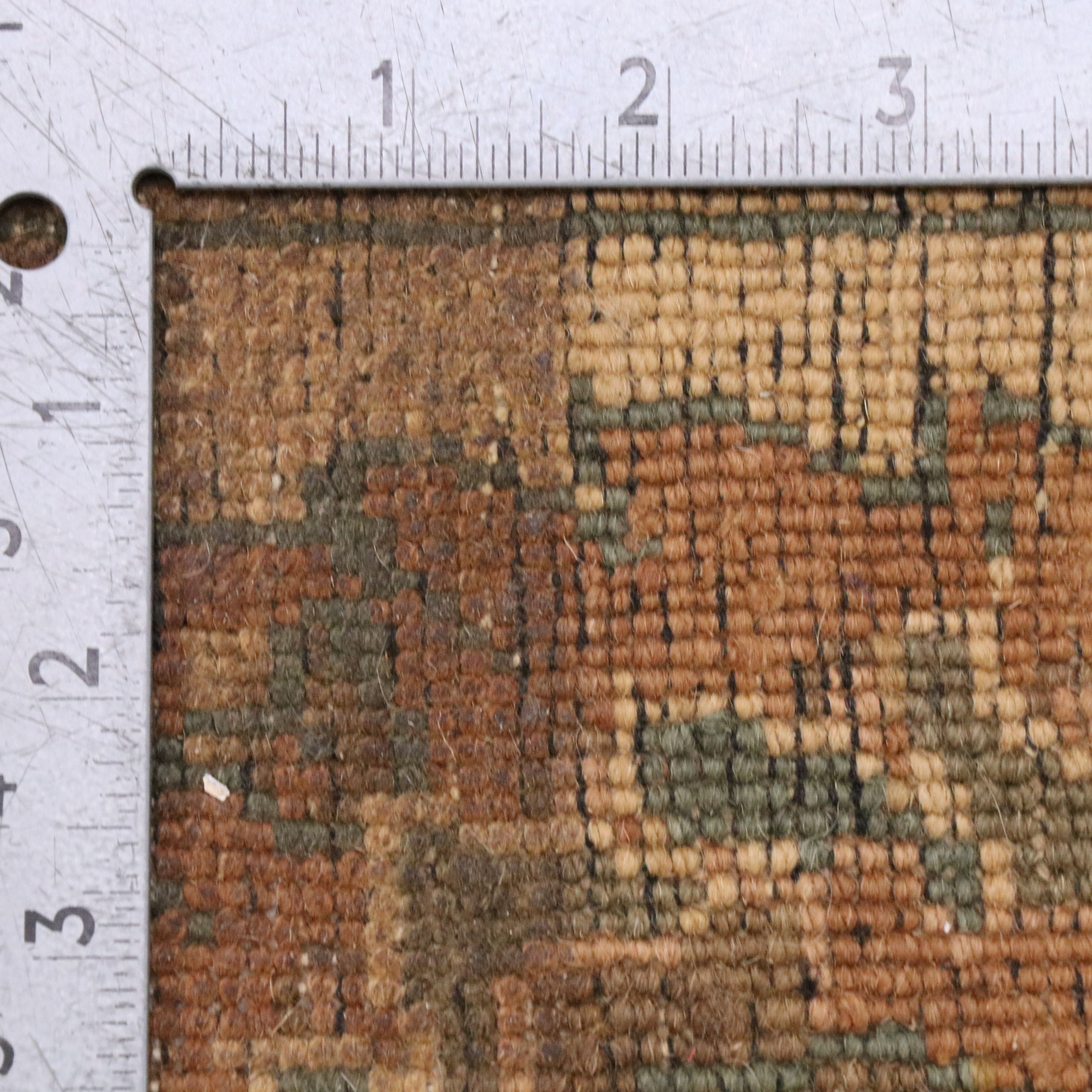 9' x 11'11 Hand-Knotted Indian Agra Area Rug