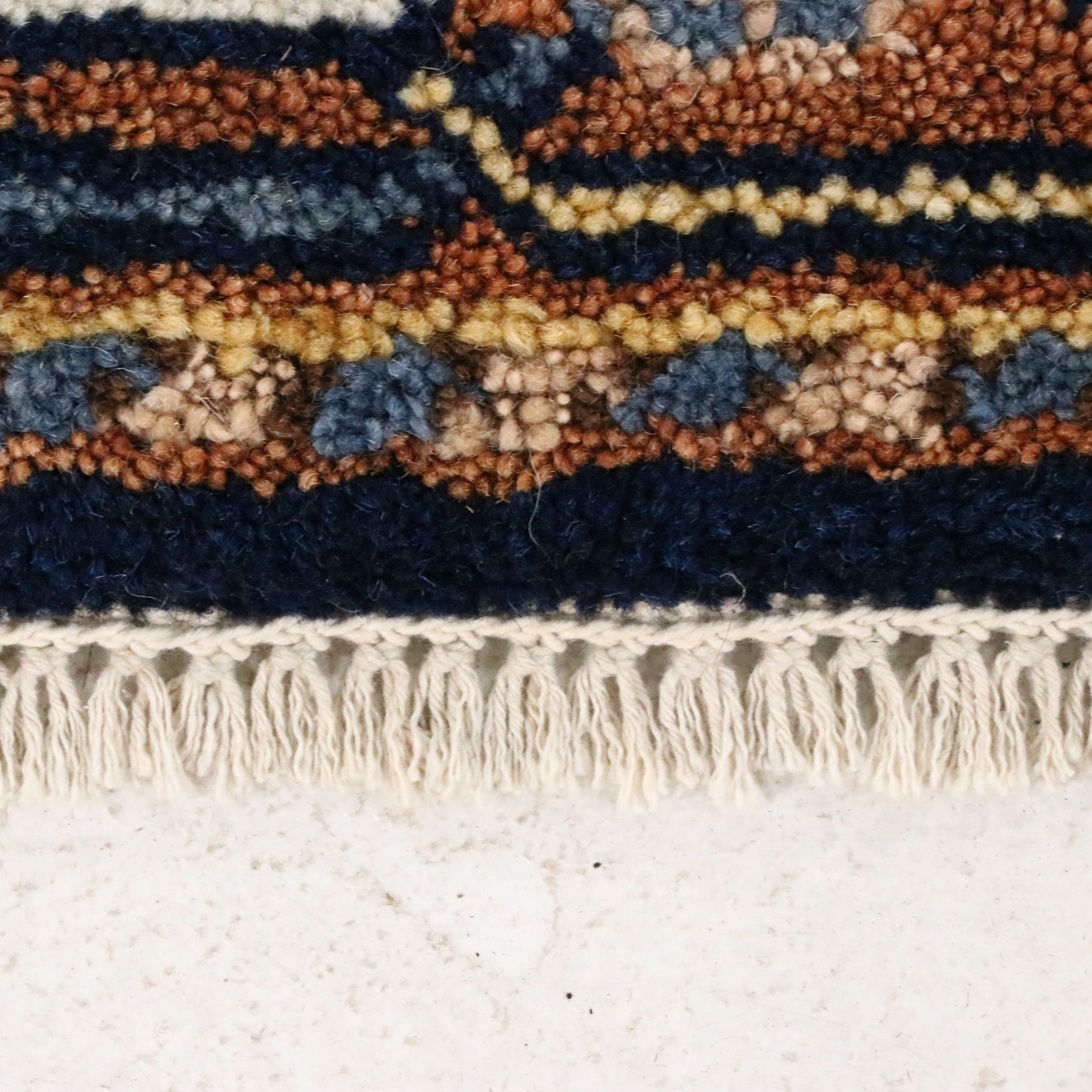 2'7 x 8'1 Hand-Knotted Indo-Persian Heriz Serapi Carpet Runner