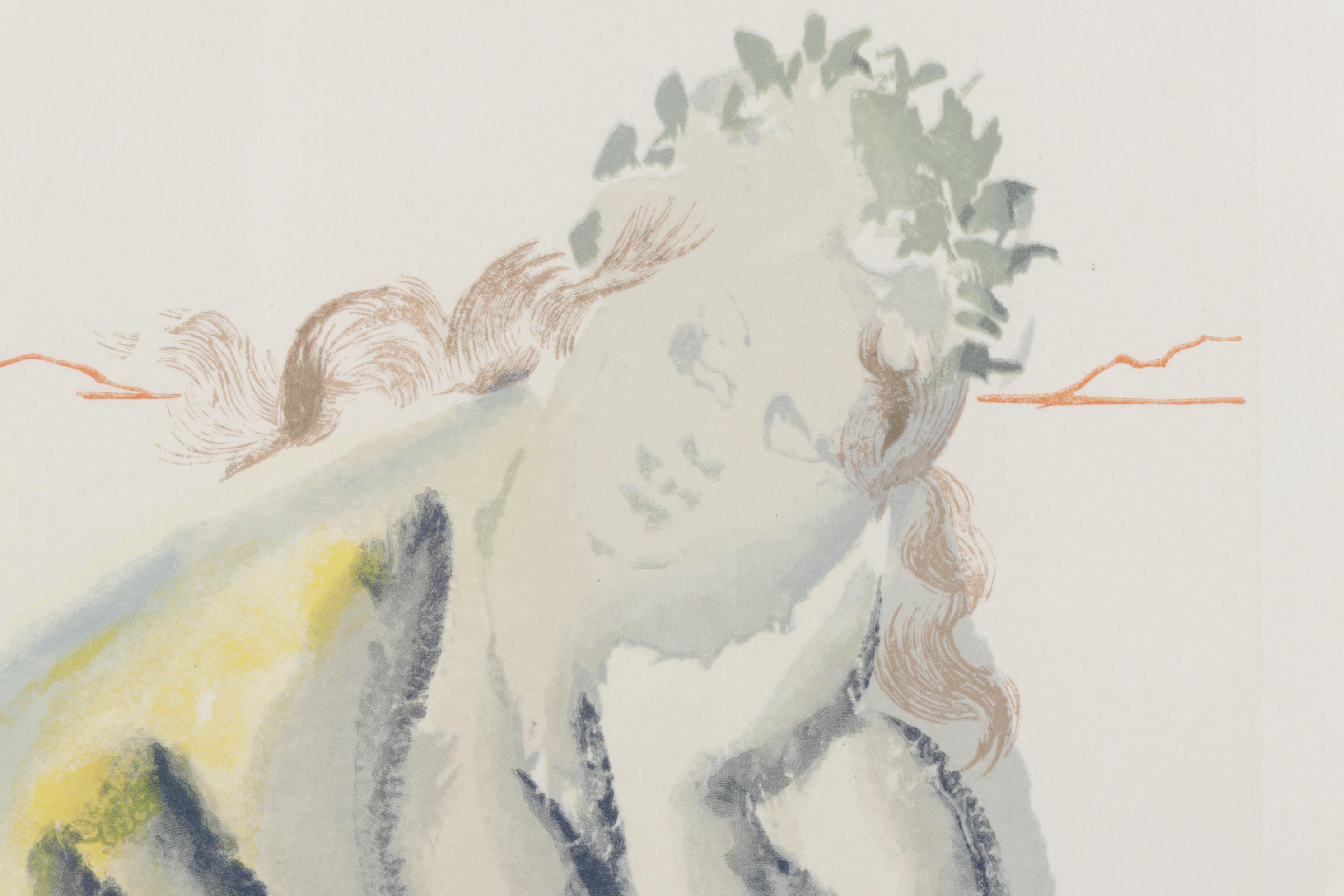 Salvador Dalí Wood Engraving "La Source," 1960 - 1964