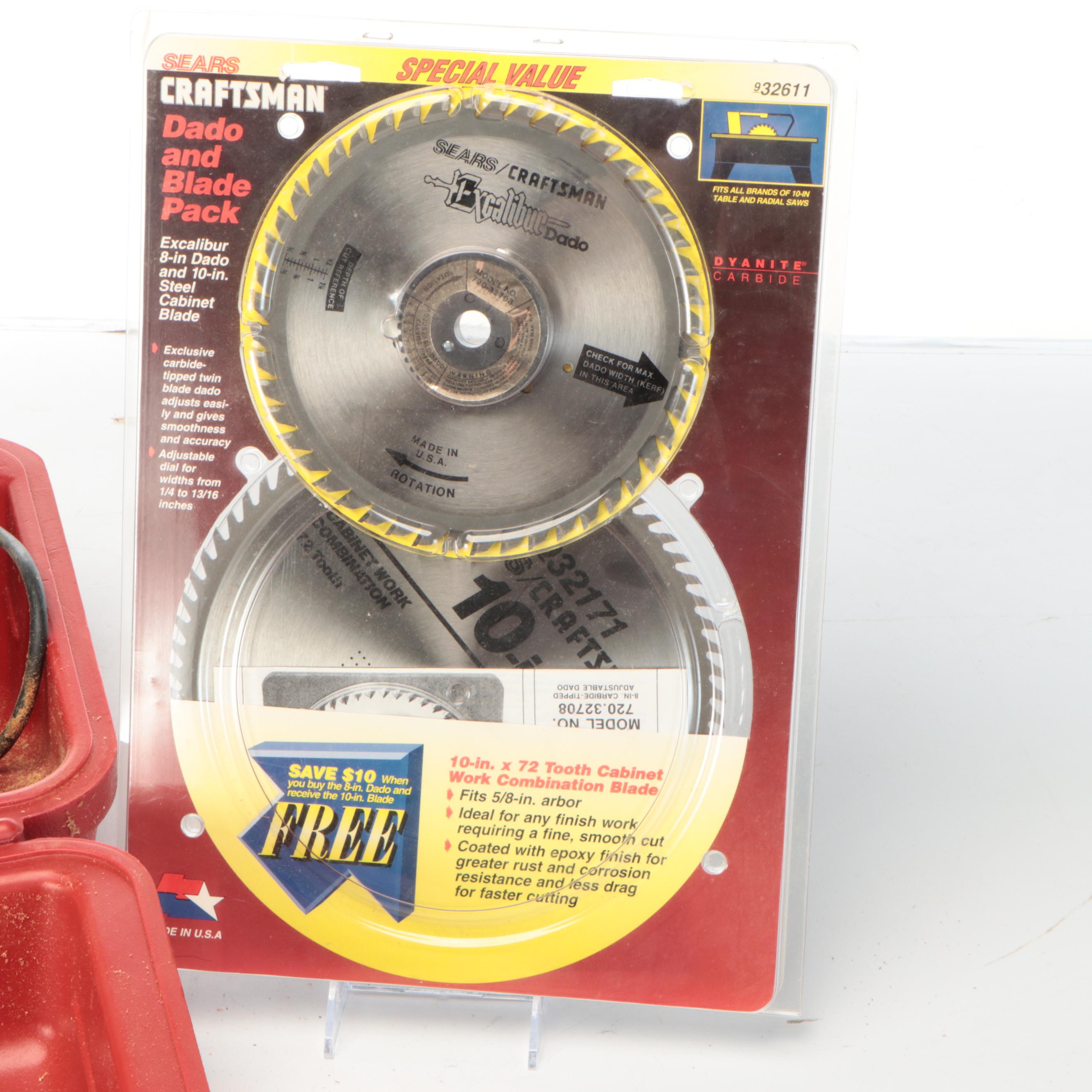 Craftsman 7 1/4" Circular Saw with Craftsman Excalibur Spare Blades