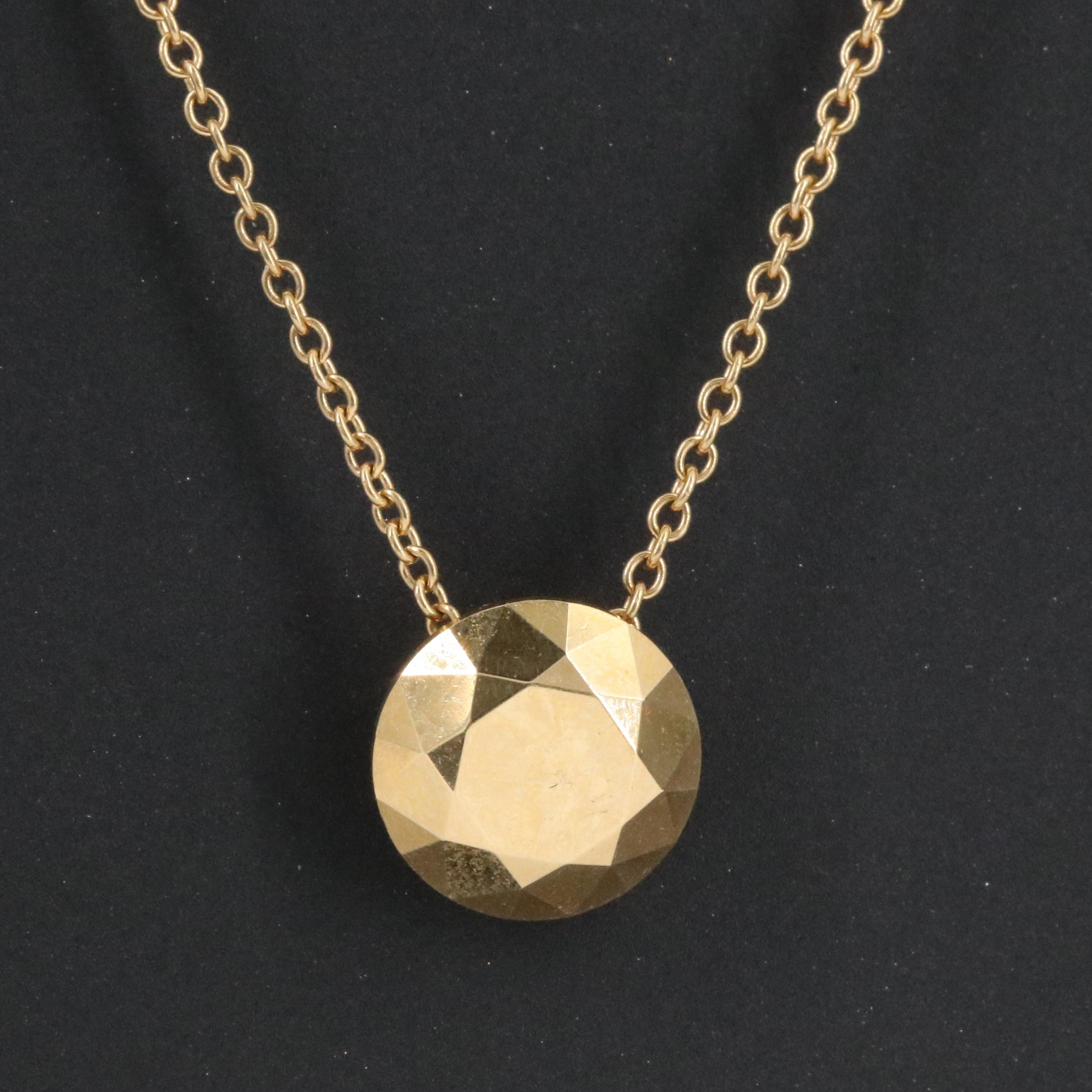 Elsa Peretti for Tiffany & Co. 18K Two Carat Faceted Necklace