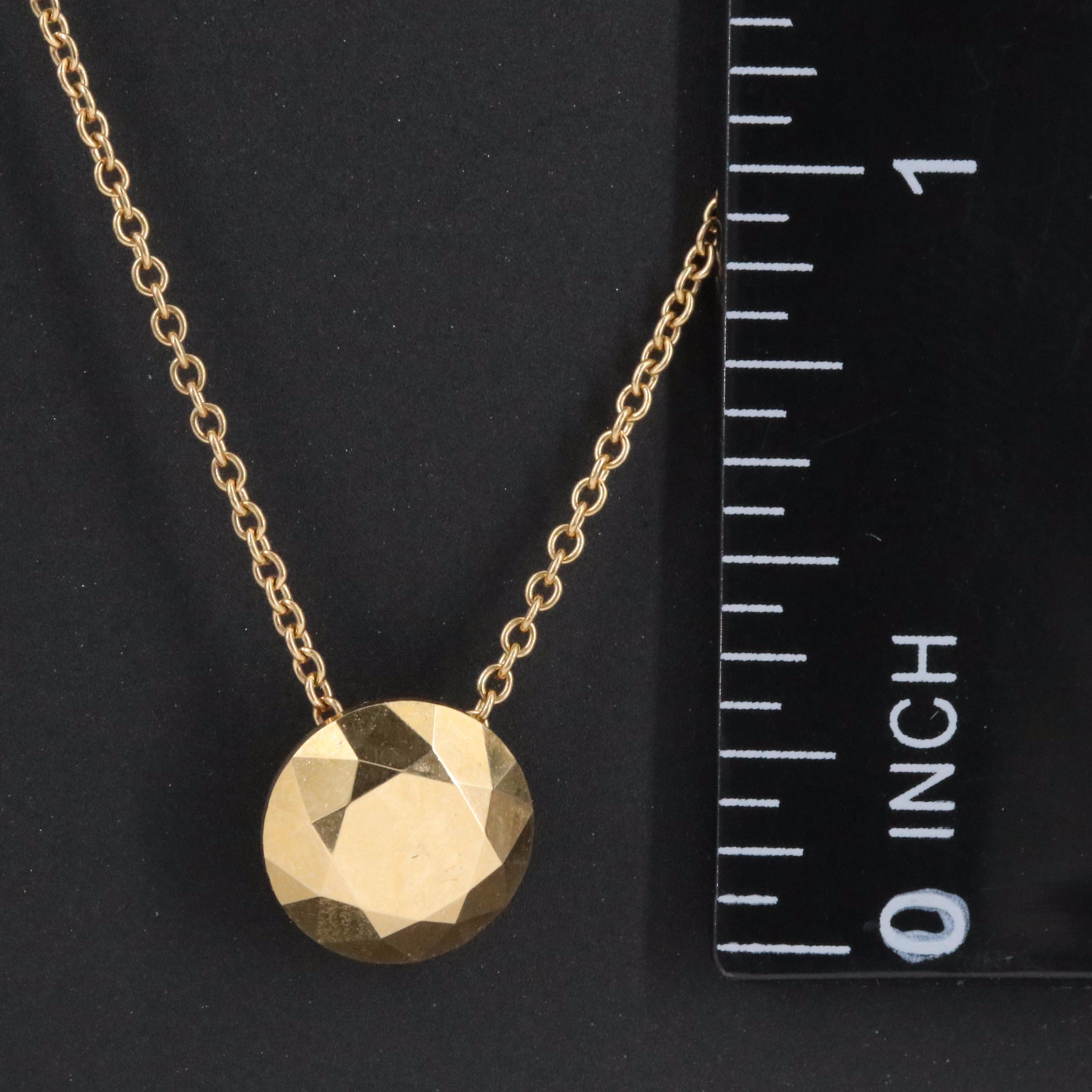 Elsa Peretti for Tiffany & Co. 18K Two Carat Faceted Necklace