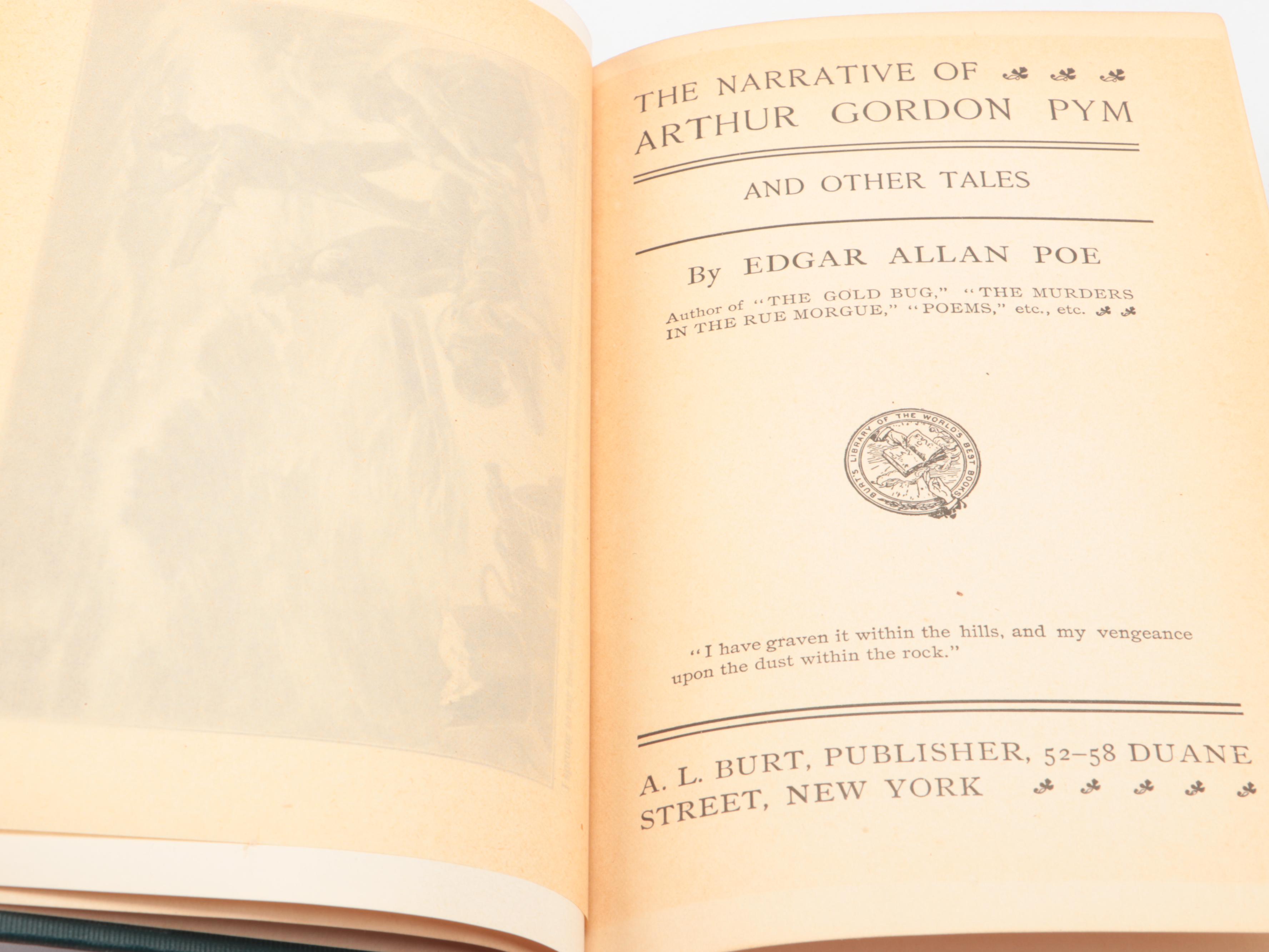 "Poe's Tales and Poems" Complete Four-Volume Set, Early 20th Century