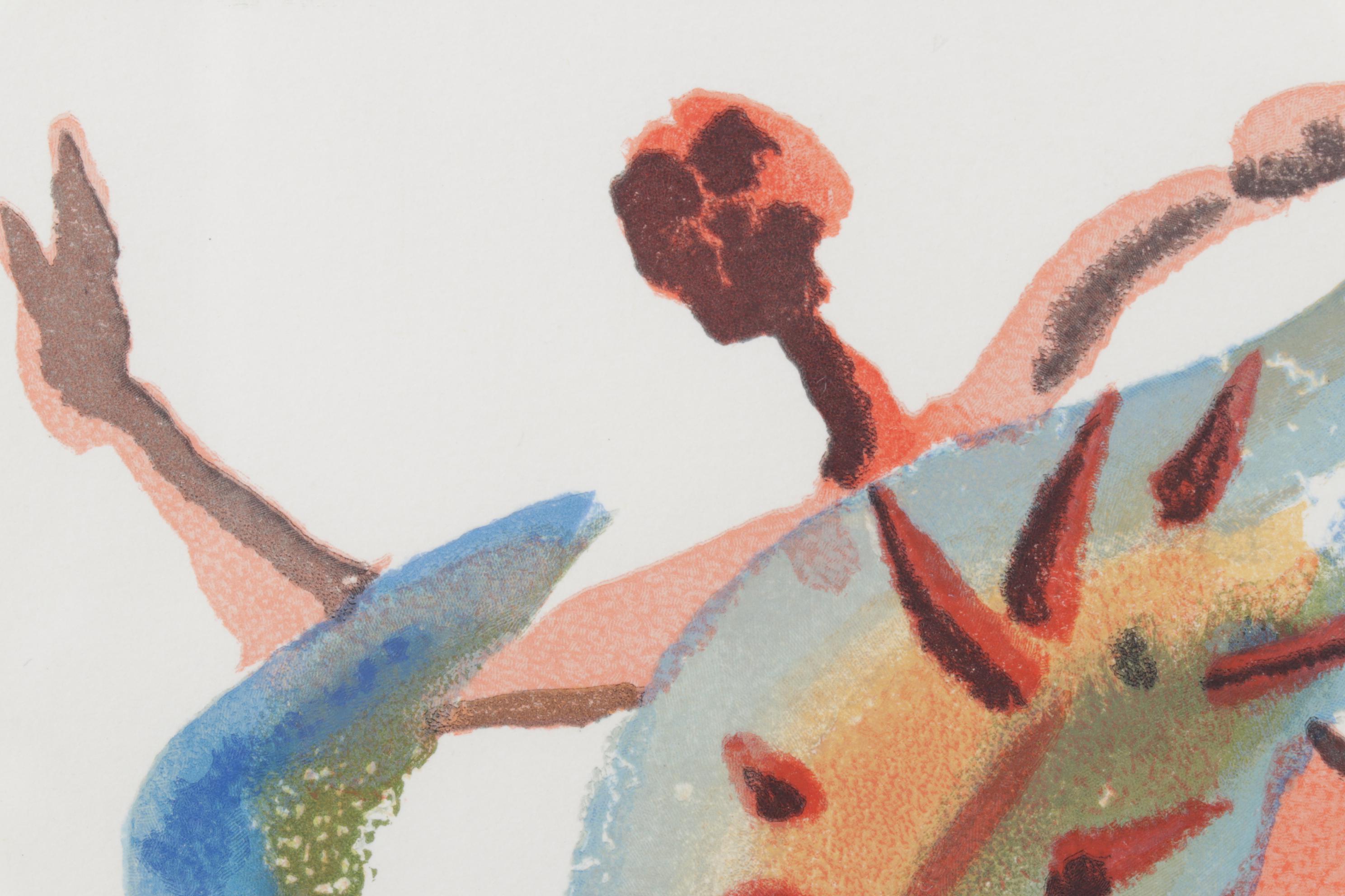 Salvador Dalí Wood Engraving "La Gourmandise"