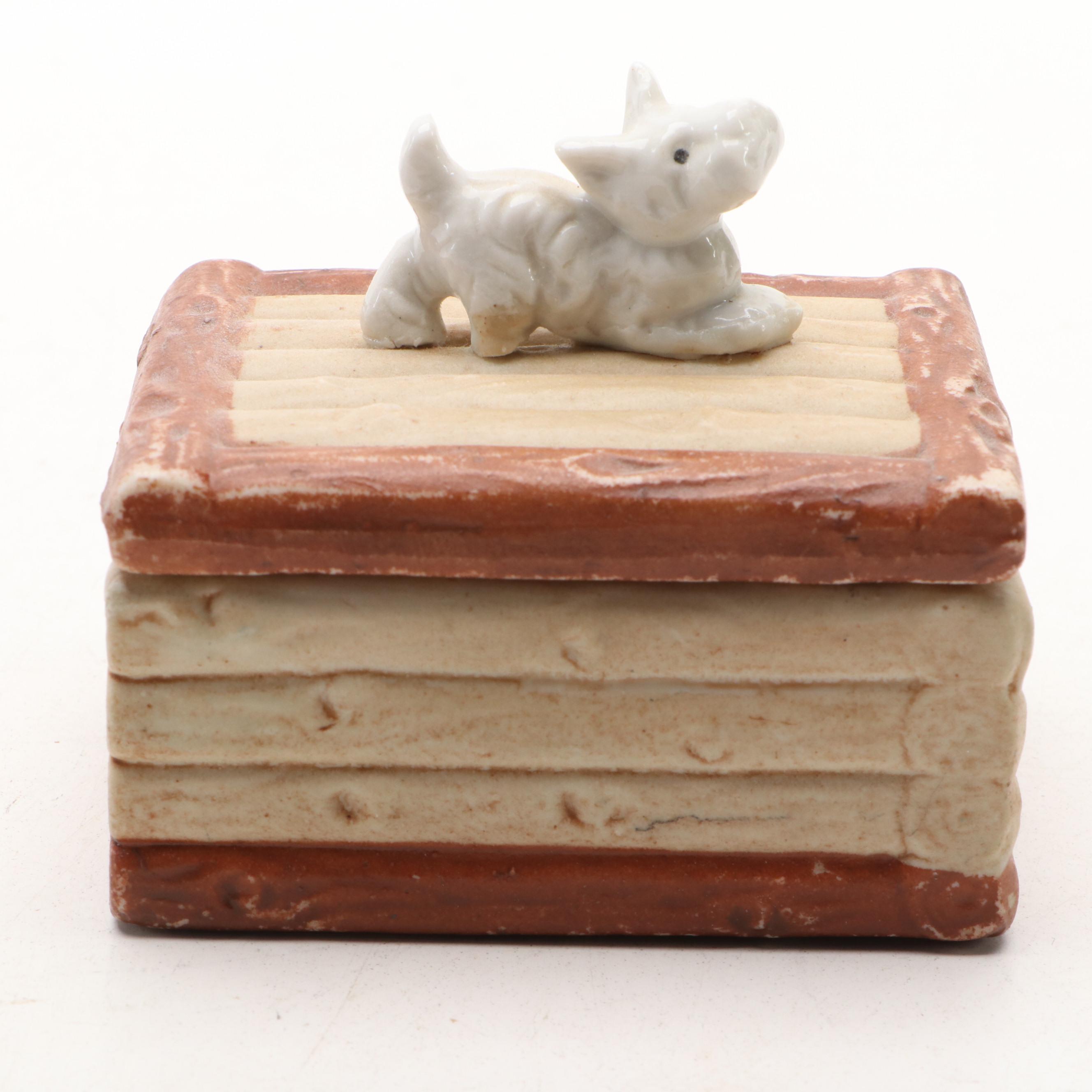 Vintage Westie & Schnauzer Dog Figurines & More Decor, Early to Mid-20th Century