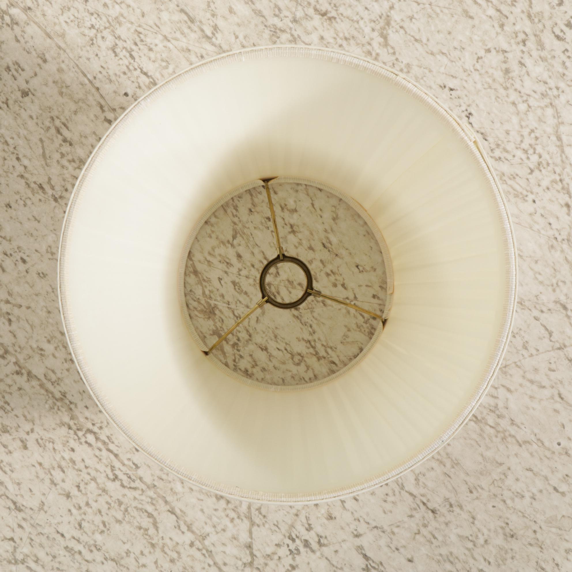 Victorian Cast Metal Bridge Arm Floor Reading Lamp, Early 20th Century